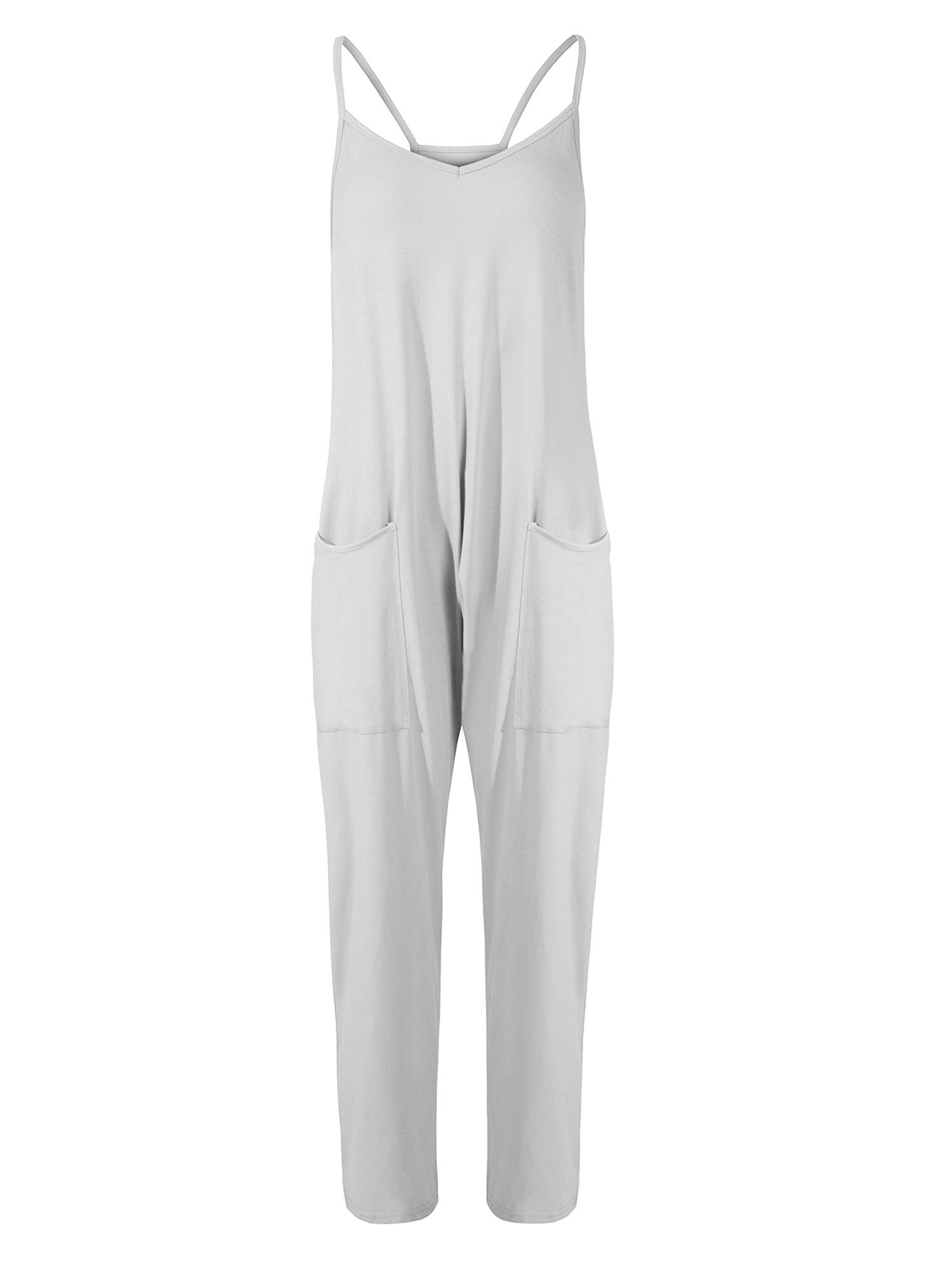 Imily Bela Jumpsuit Damen Lockere Lässige Lange Hosen (Packung, 1-tlg., 1per-Pack) Einfarbig