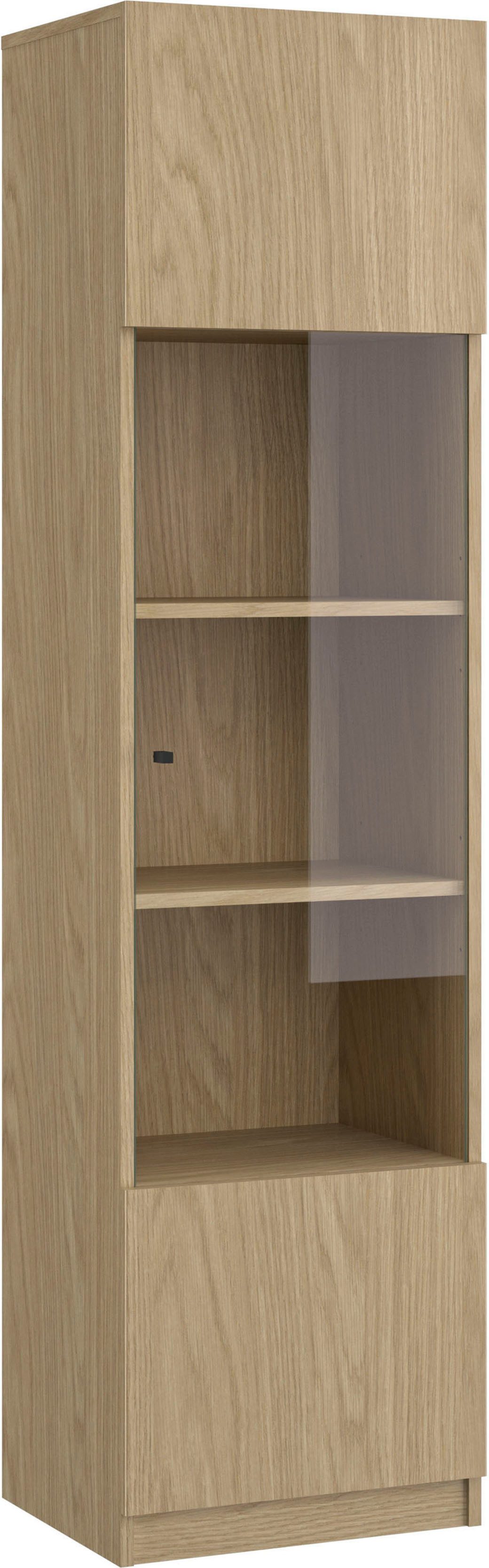 Gami Vitrine Vitrine Iris mit 1 Tür Funktionale Vitrine mit Glastür