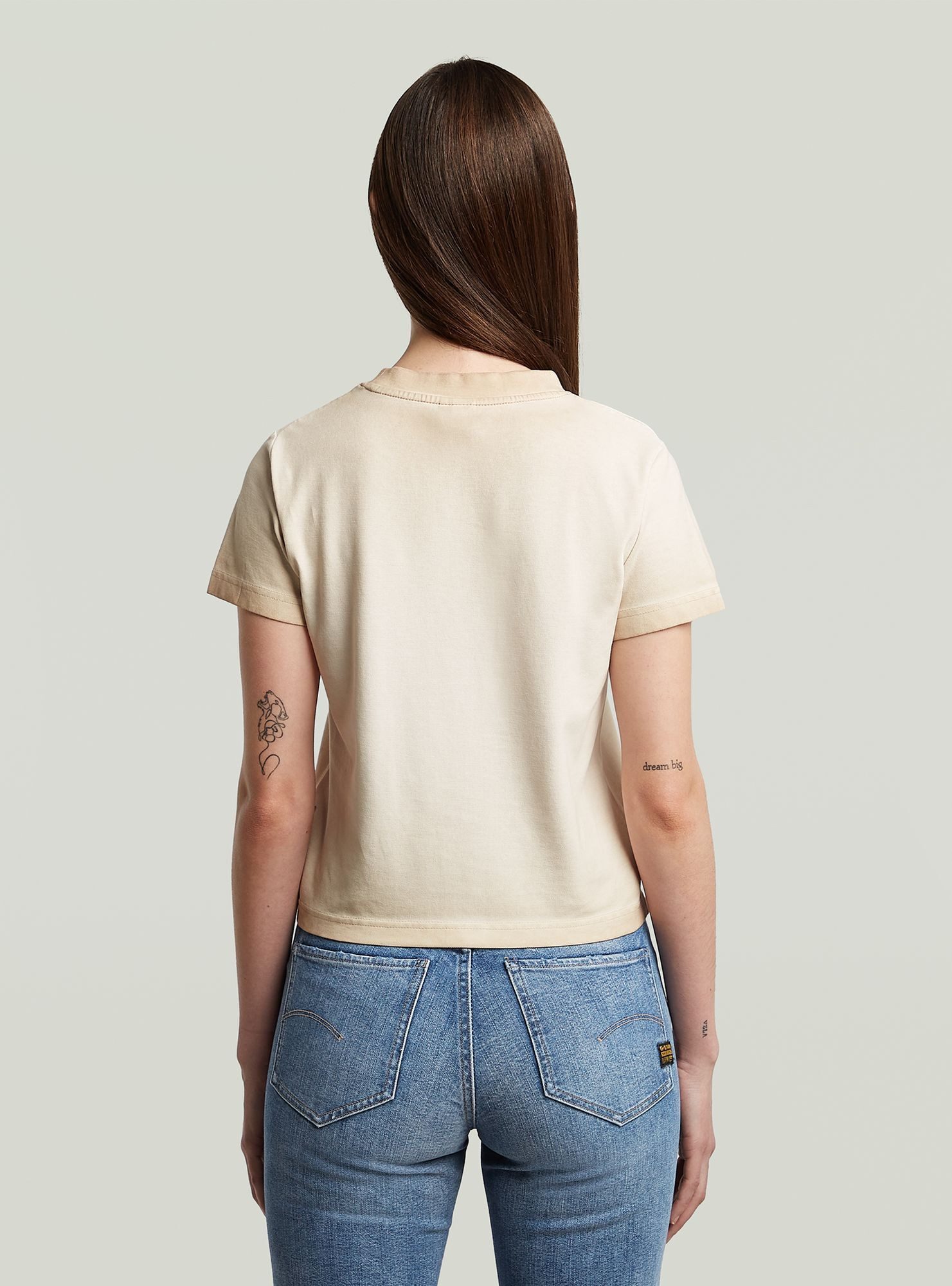 G-STAR T-Shirt Overdyed Micro Boxy Top