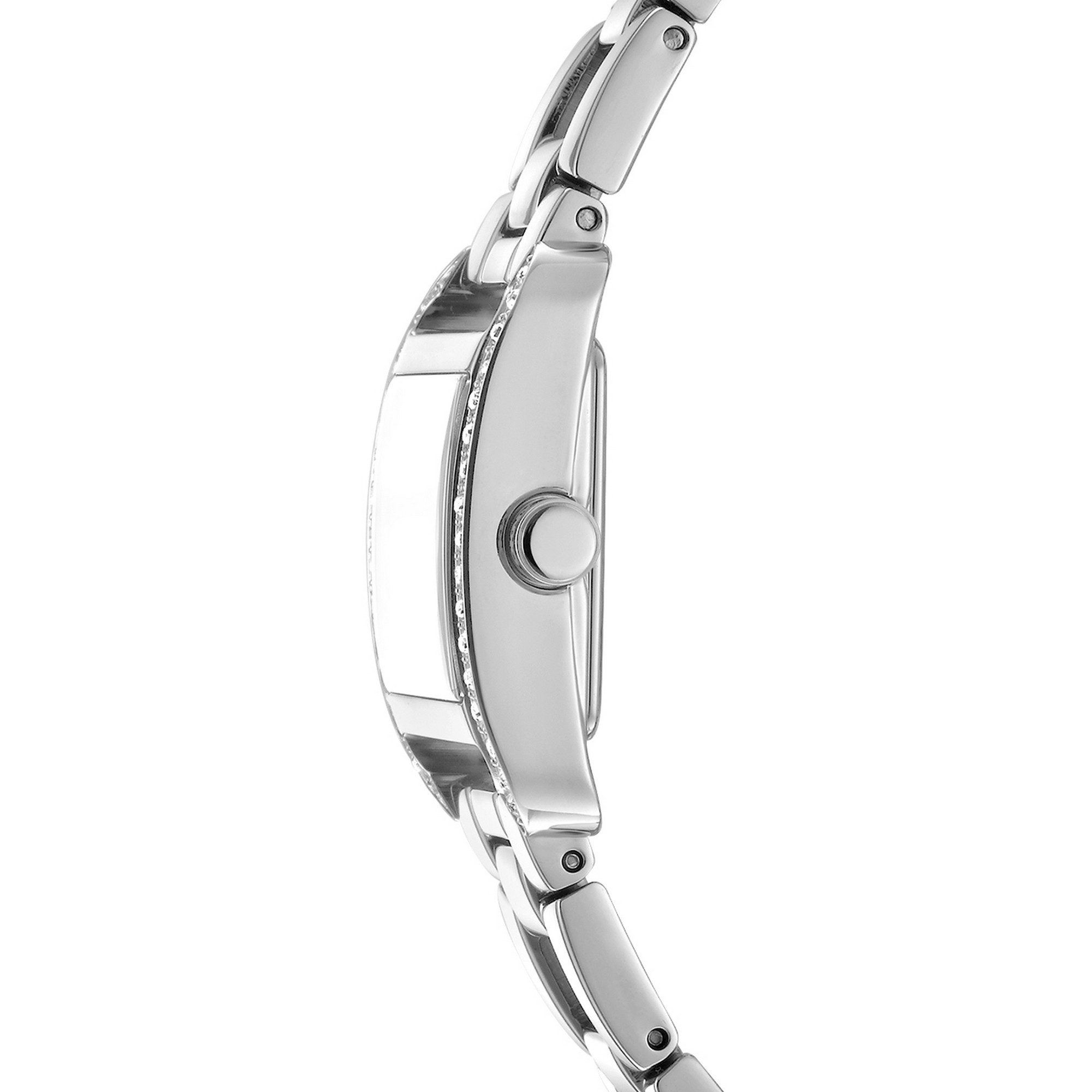 DKNY Quarzuhr Mini square Watch Set DK1L143M0015, (Set, 2-tlg., mit Armband), Armbanduhr, Damenuhr, Edelstahlarmband, Ideal auch als Geschenk