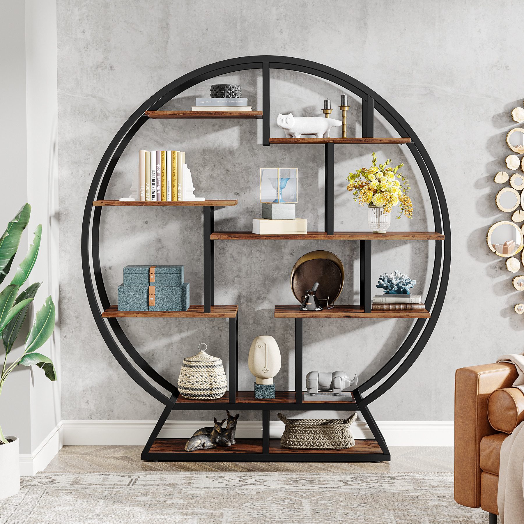 Tribesigns Bücherregal Etagere Standregal, 5 Etagen günstig online kaufen