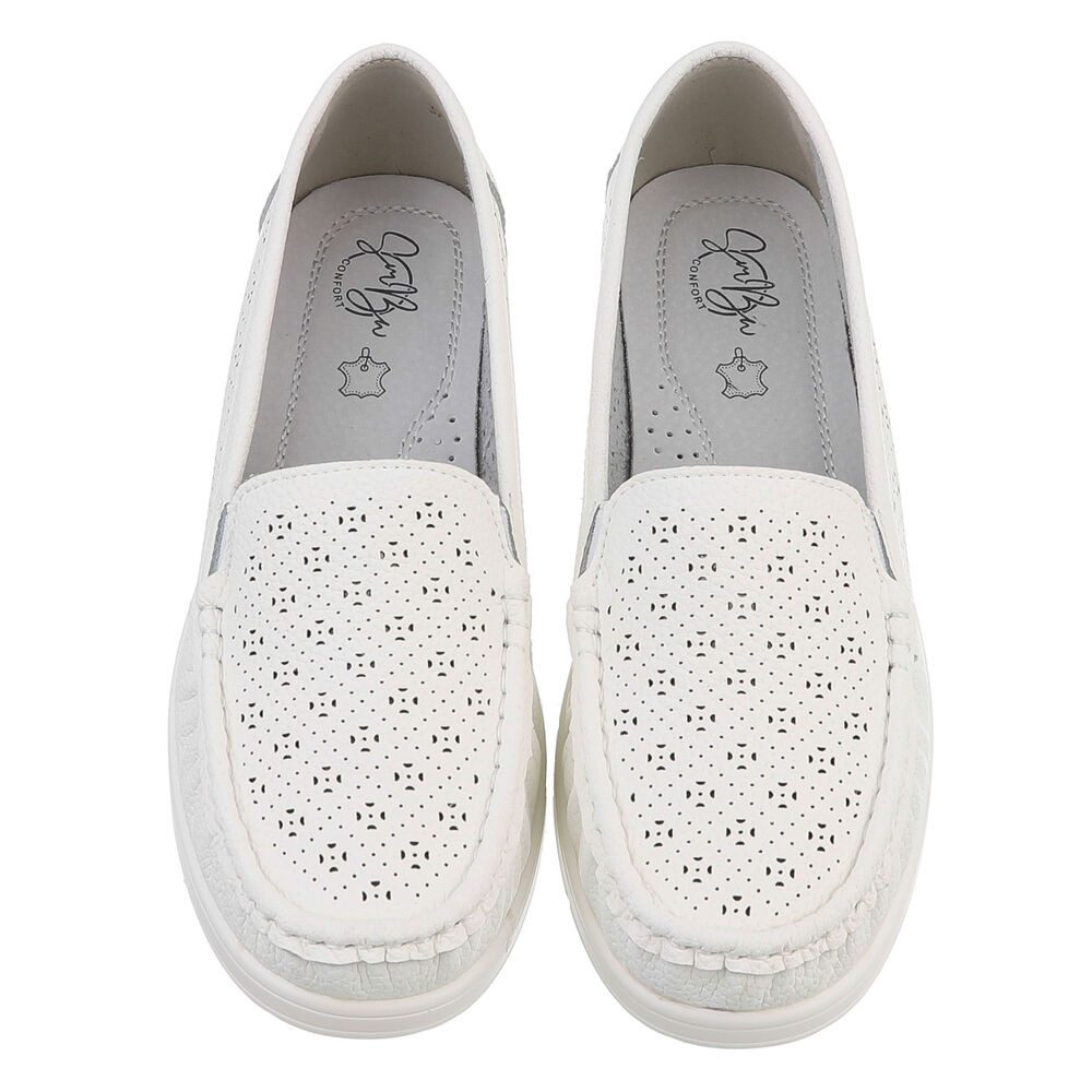 Ital-Design Elegante Freizeitschuhe für Damen mit hohem Tragekomfort Slipper (91261356) ultraleichte und komfortable Sohle – Bild 4 von 5