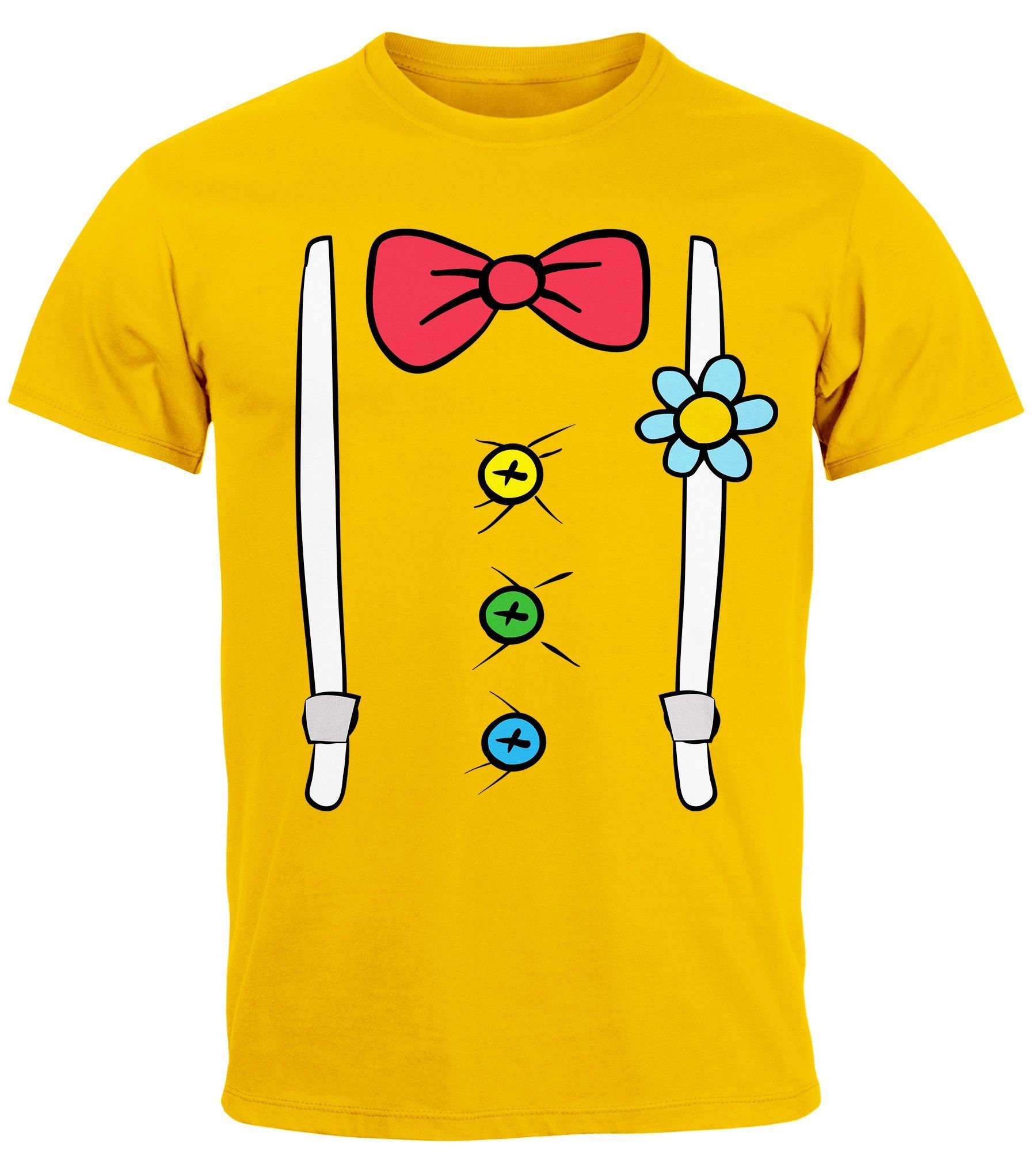 MoonWorks Print-Shirt Herren T-Shirt Fasching Karneval günstig online kaufen