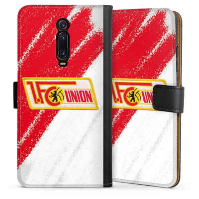 DeinDesign Handyhülle Offizielles Lizenzprodukt 1. FC Union Berlin Logo, Xiaomi Mi 9T Hülle Handy Flip Case Wallet Cover Handytasche Leder