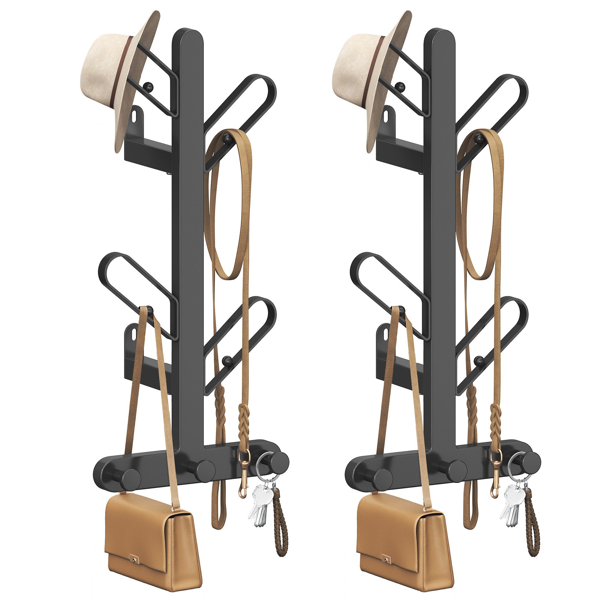 SONGMICS HOME Wandgarderobe Kleiderständer (2 St), günstig online kaufen