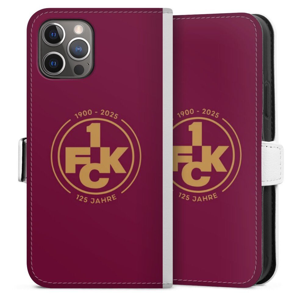 DeinDesign Handyhülle 1. FC Kaiserslautern 1. FCK 125 Jahre 1. FCK 125. Jubiläum, Apple iPhone 12 Pro Hülle Handy Flip Case Wallet Cover