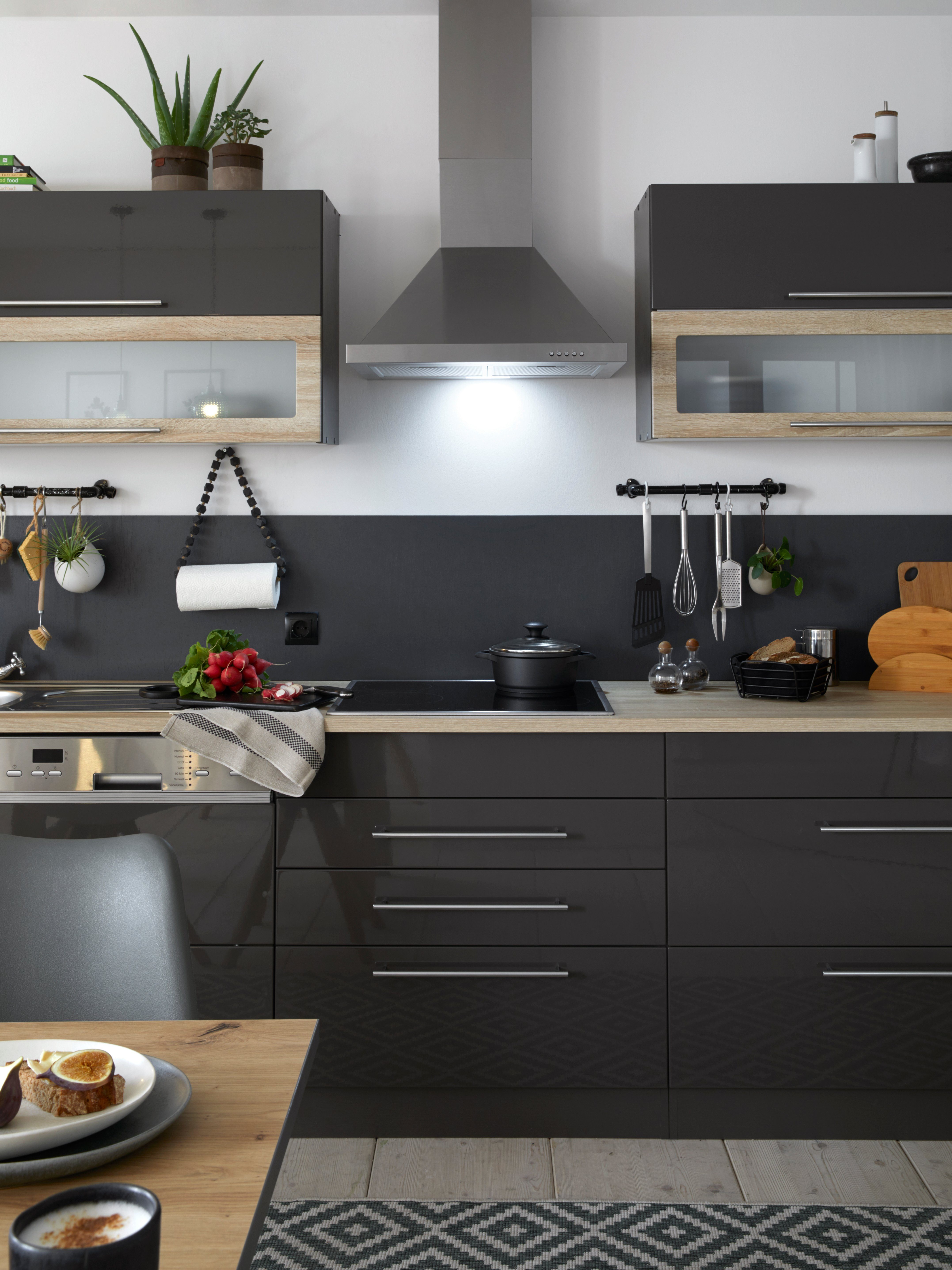 GSW Topf-Set Gourmet Granit, Aluminiumguss (Set, 11-tlg., Kochtopf 20/24, Stieltopf 16, 2 Pfannen 24cm, 1 Dämpfer, Pfannenwender), Induktion