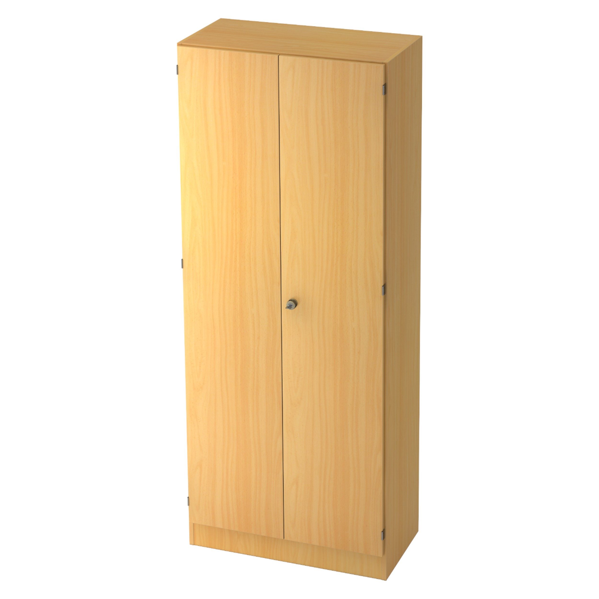 bümö Aktenschrank office Büroschrank - 5 Ordnerhöhen Dekor: Buche