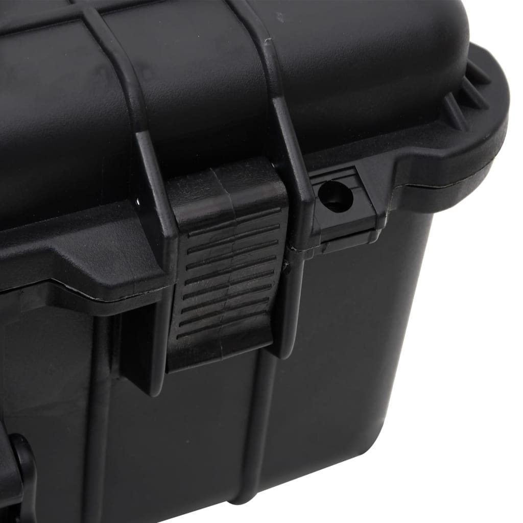 vidaXL Handtasche Flugkoffer mit Rollen Schwarz 63x50x23 cm Kunststoff Kameratasche