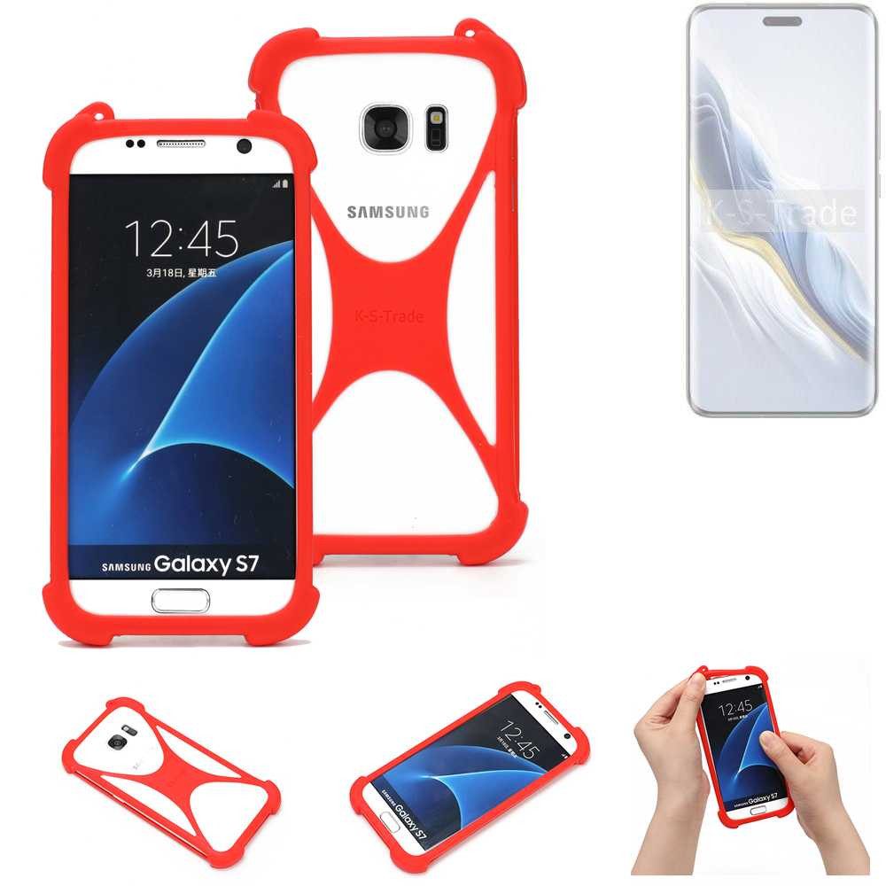 K-S-Trade Handyhülle für Honor Magic6 Pro, Handy-Hülle Schutz-Hülle Bumper Silikon Schutz Hülle Cover Case