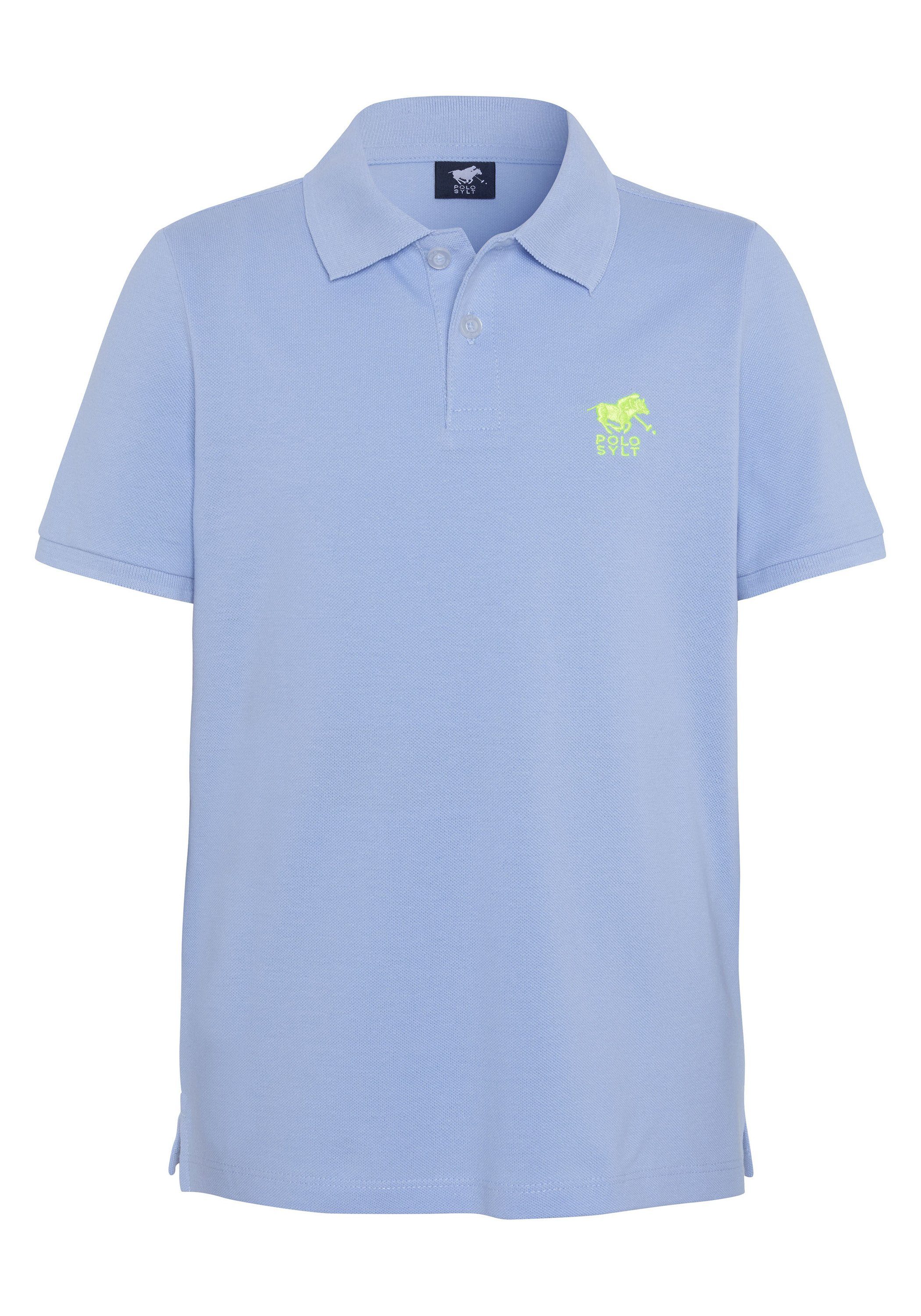 Polo Sylt Poloshirt mit Label-Stitching