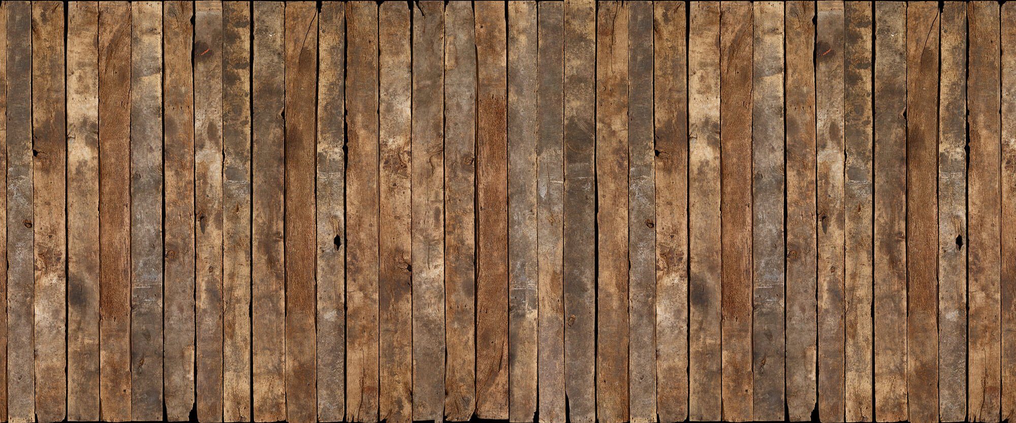 KUNSTLOFT Vliestapete Old Oak Floor, leicht glänzend, lichtbeständige Design Tapete