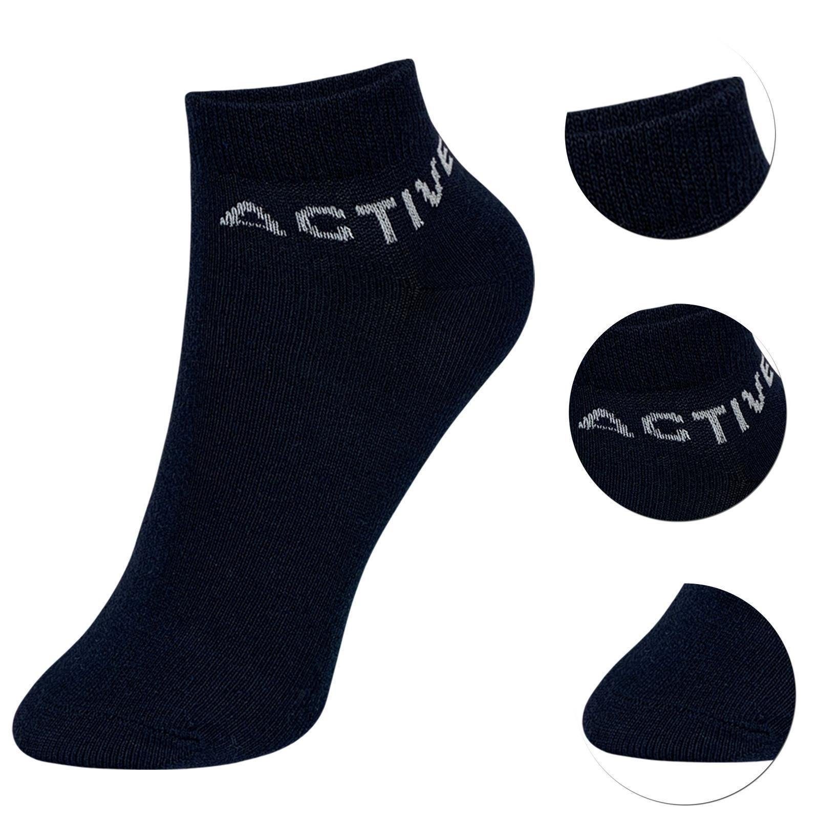 LOREZA Kurzsocken 12 Paar Jungen & Mädchen Kurzsocken - Basics - Mehrfarbig (Paar, 12-Paar, 12 Paar) 12-Paar – Bild 2 von 2