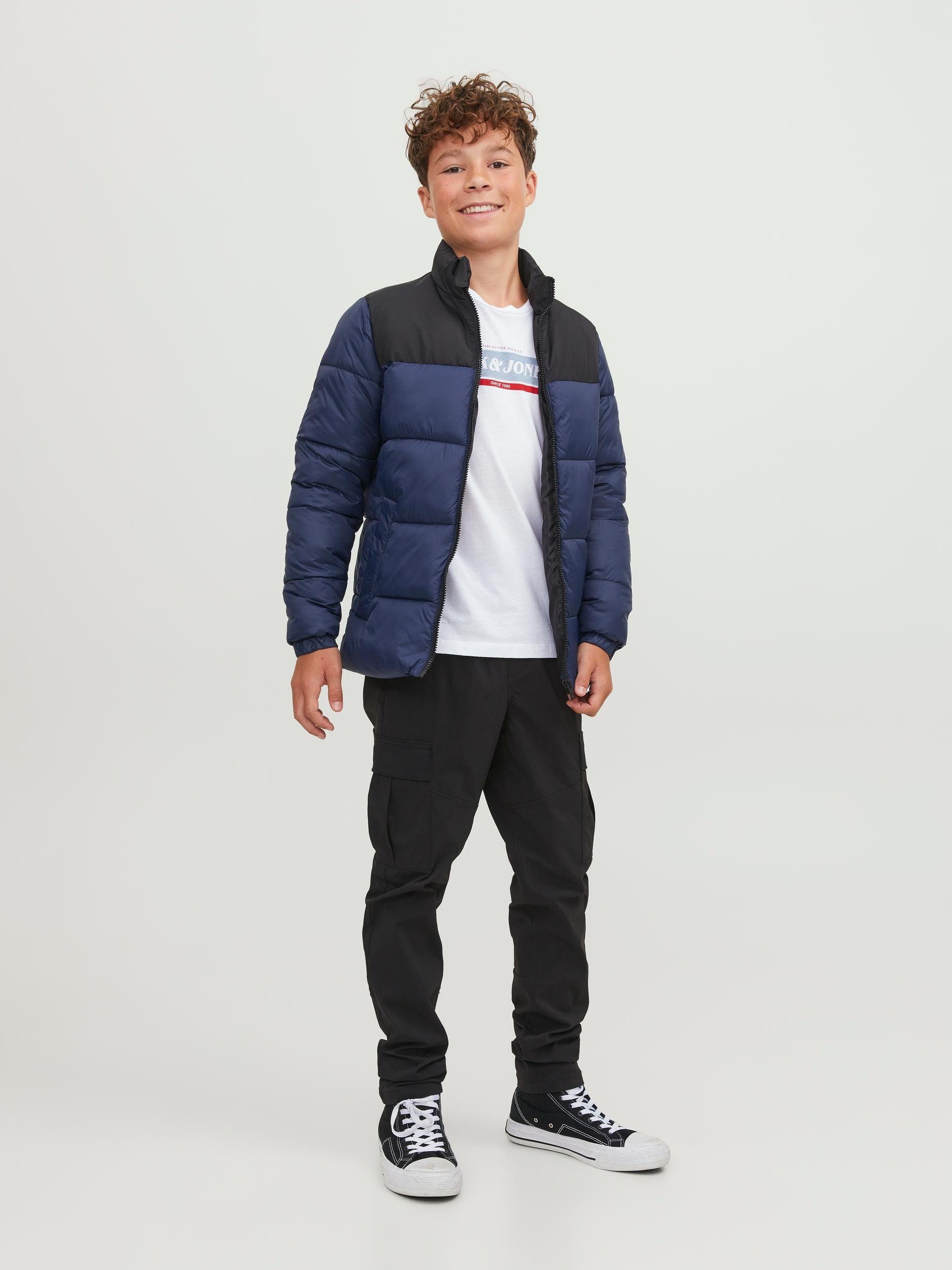 JNR JJALEX white Junior LS Jack TEE & Jones NECK Langarmshirt CREW