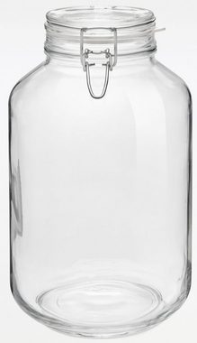 Bormioli Rocco Vorratsglas Fido, Glas, (1-tlg., 1 x 4,0l Fassungsvermögen), luftdicht verschließbar, mit Bügelverschluß