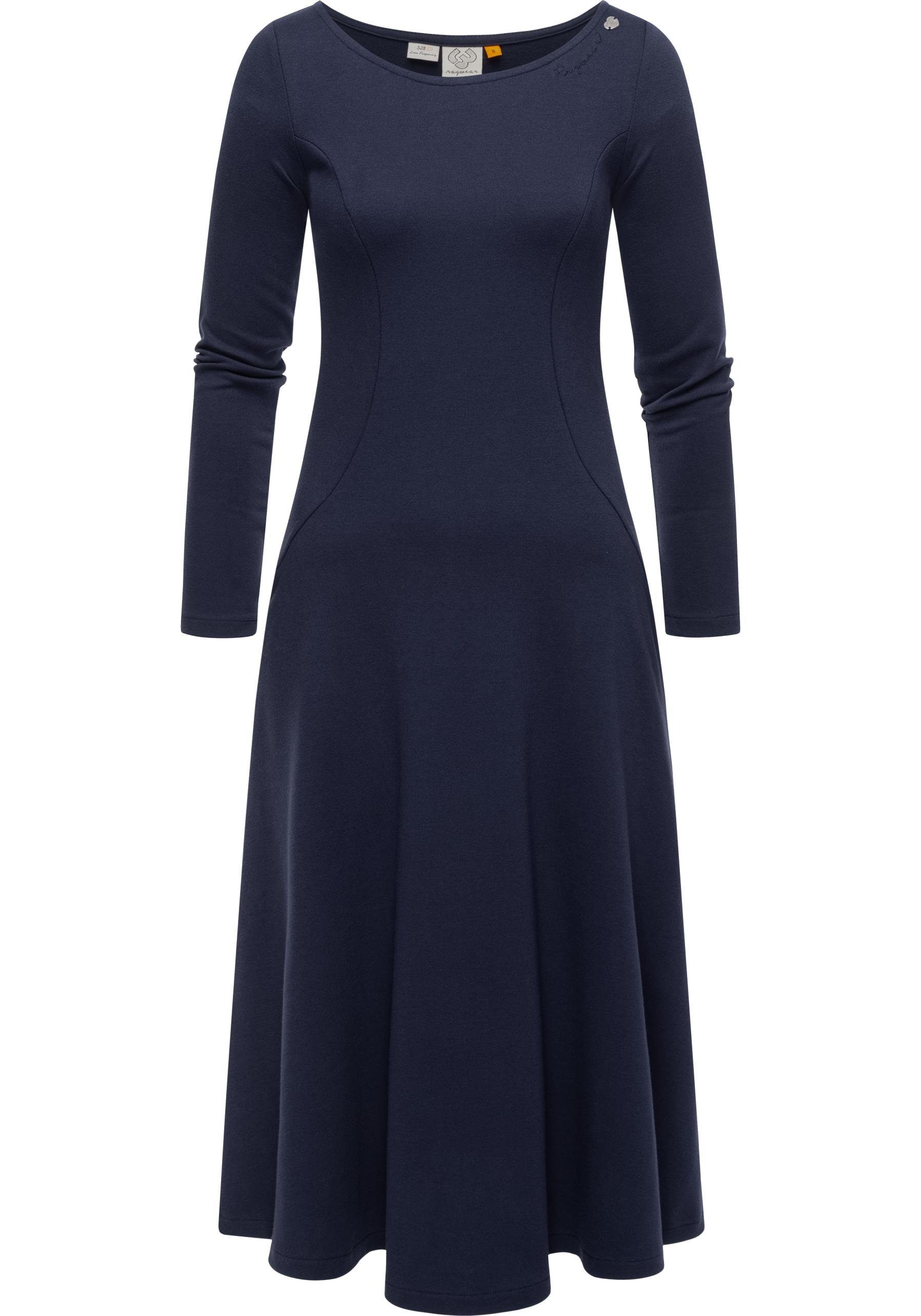 Ragwear A-Linien-Kleid Appero Long Stylisches Langarm-Kleid für den Winter