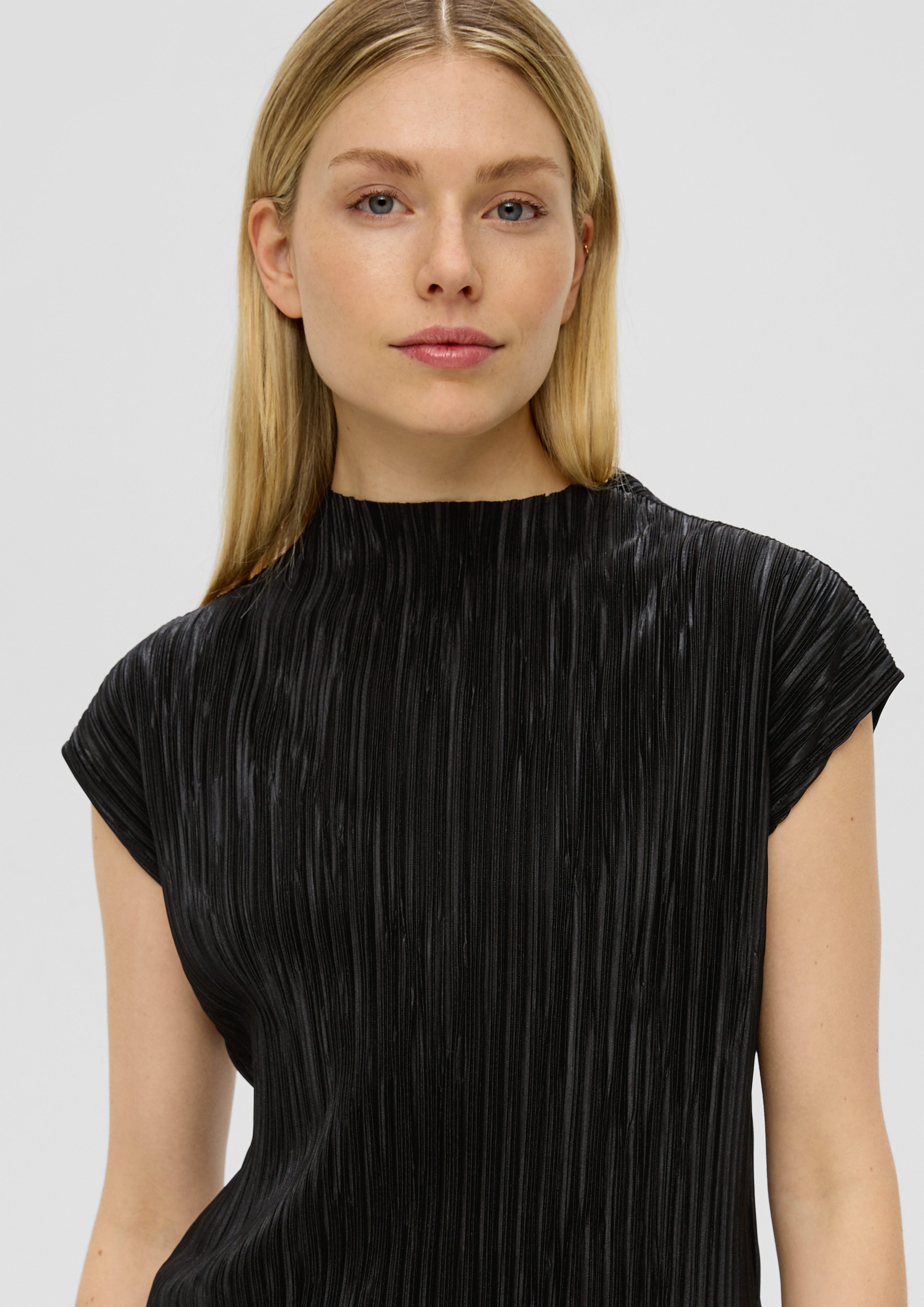 s.Oliver Shirttop Blusentop mit Plisseefalten günstig online kaufen