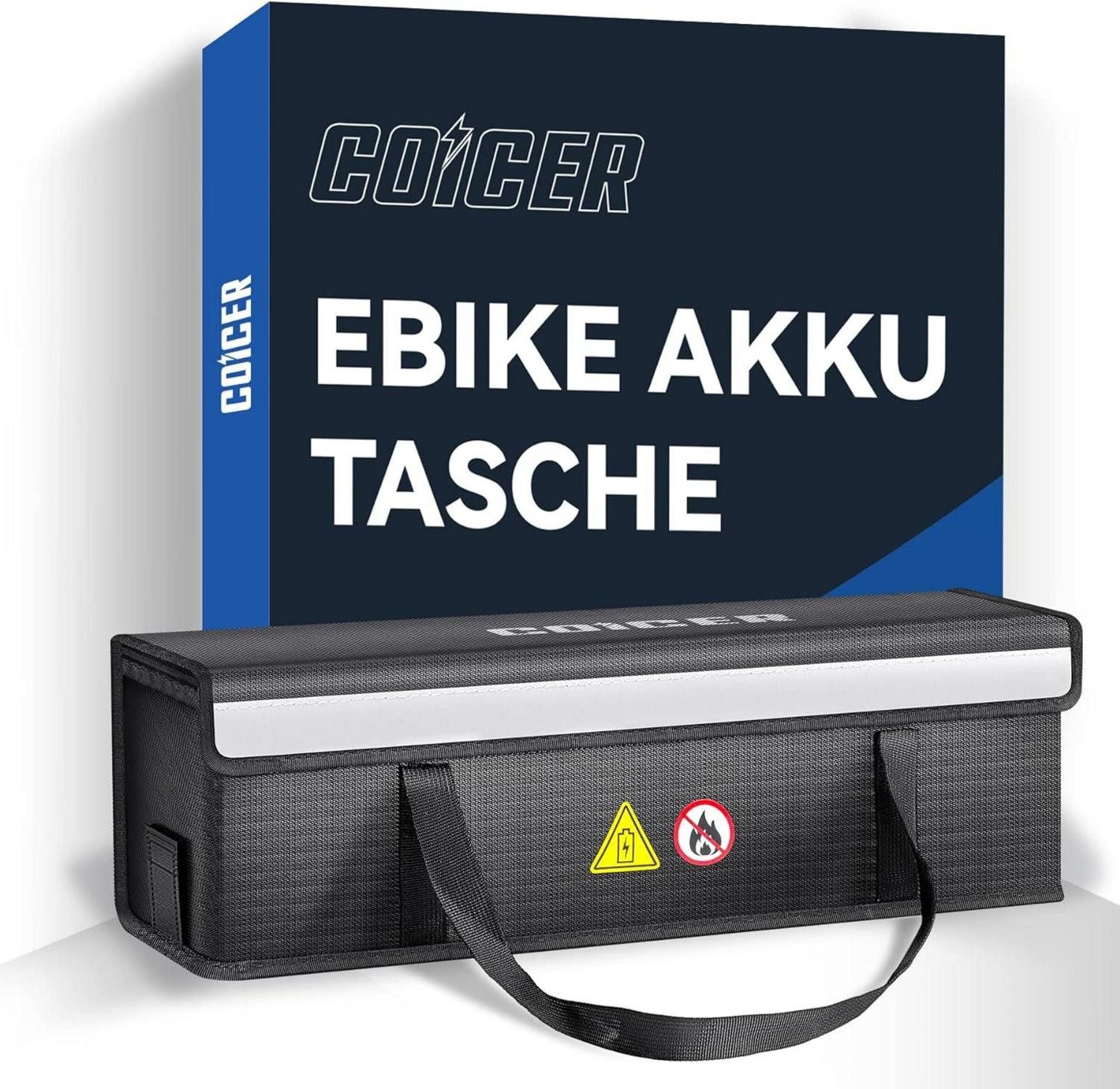 LuxusKollektion Fahrradständer E-bike Akku Tasche feuerfeste Schutzbox große Batterieaufbewahrung