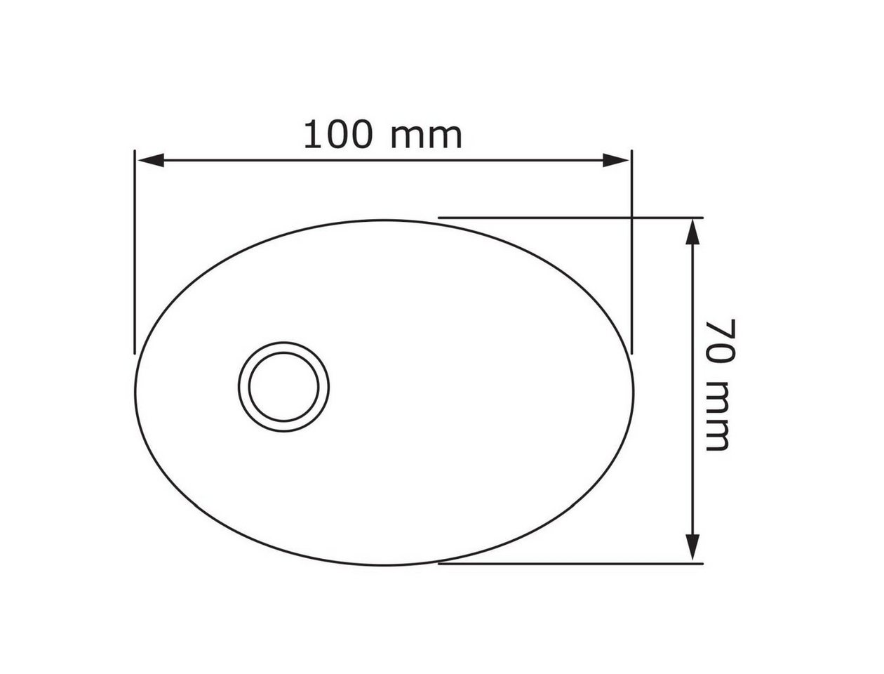 Thumbnail - Bravios Briefkasten Klingeltaster Ellipse Rost