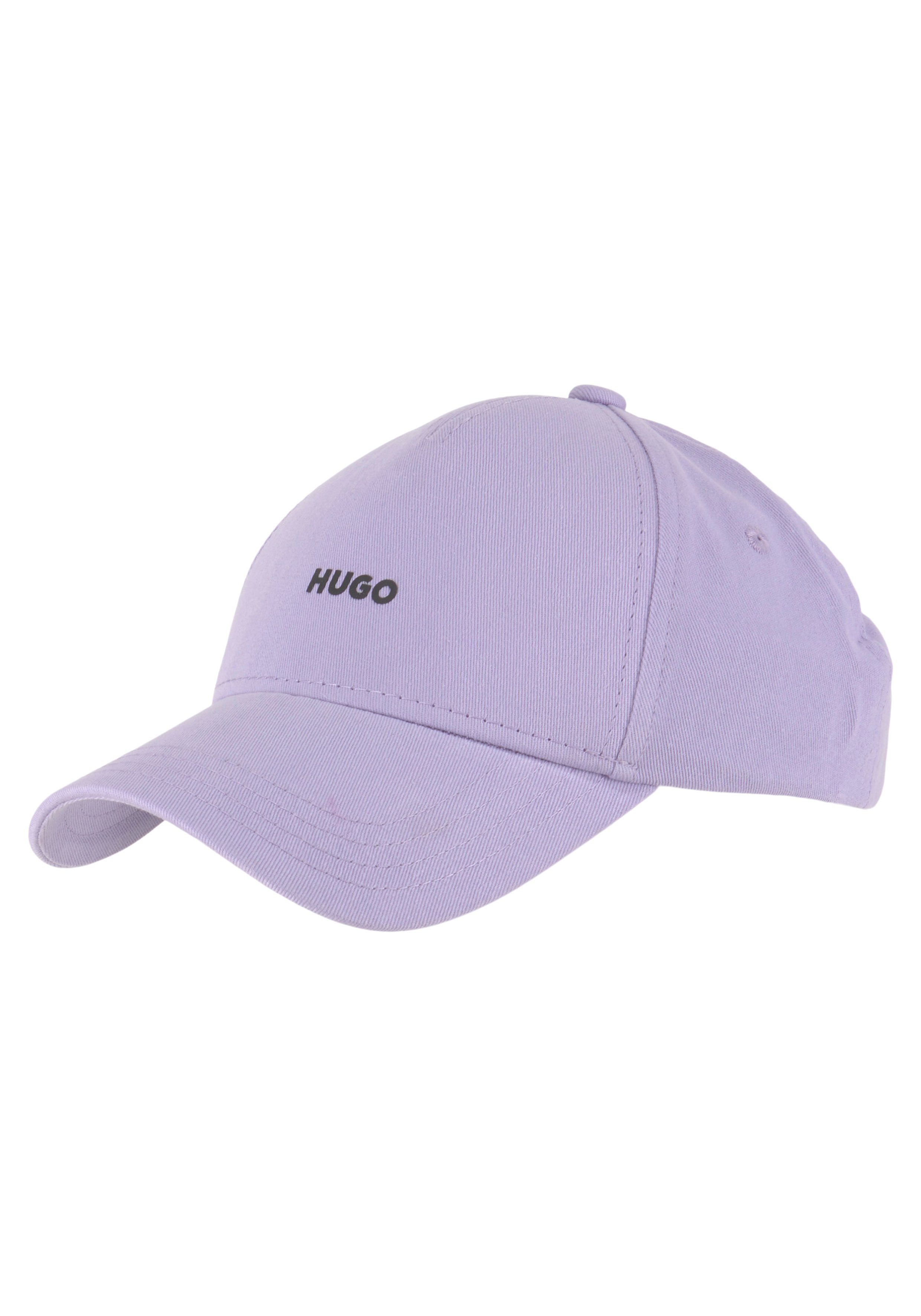 HUGO Baseball Cap Cara-L Logoprägung mit Light/Pastel Purple