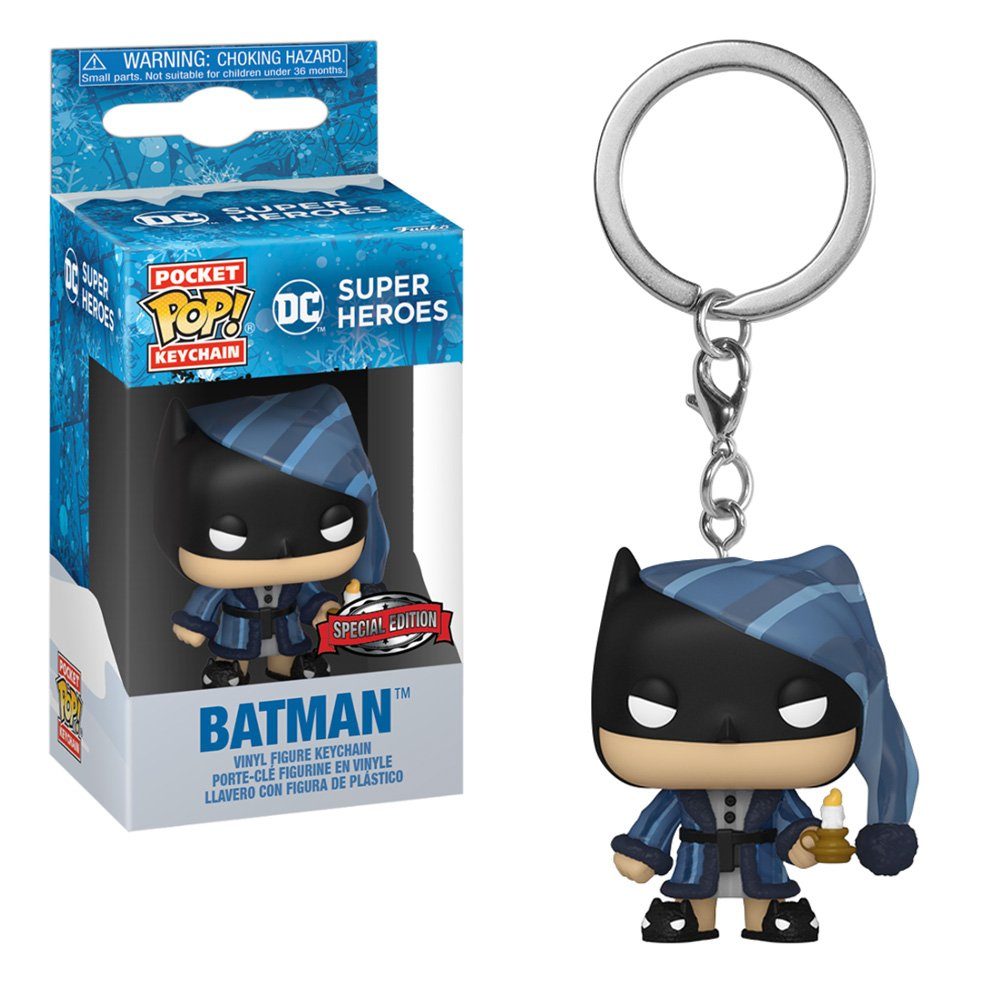 Schlüsselanhänger Pocket POP! Holiday Batman - DC Comics