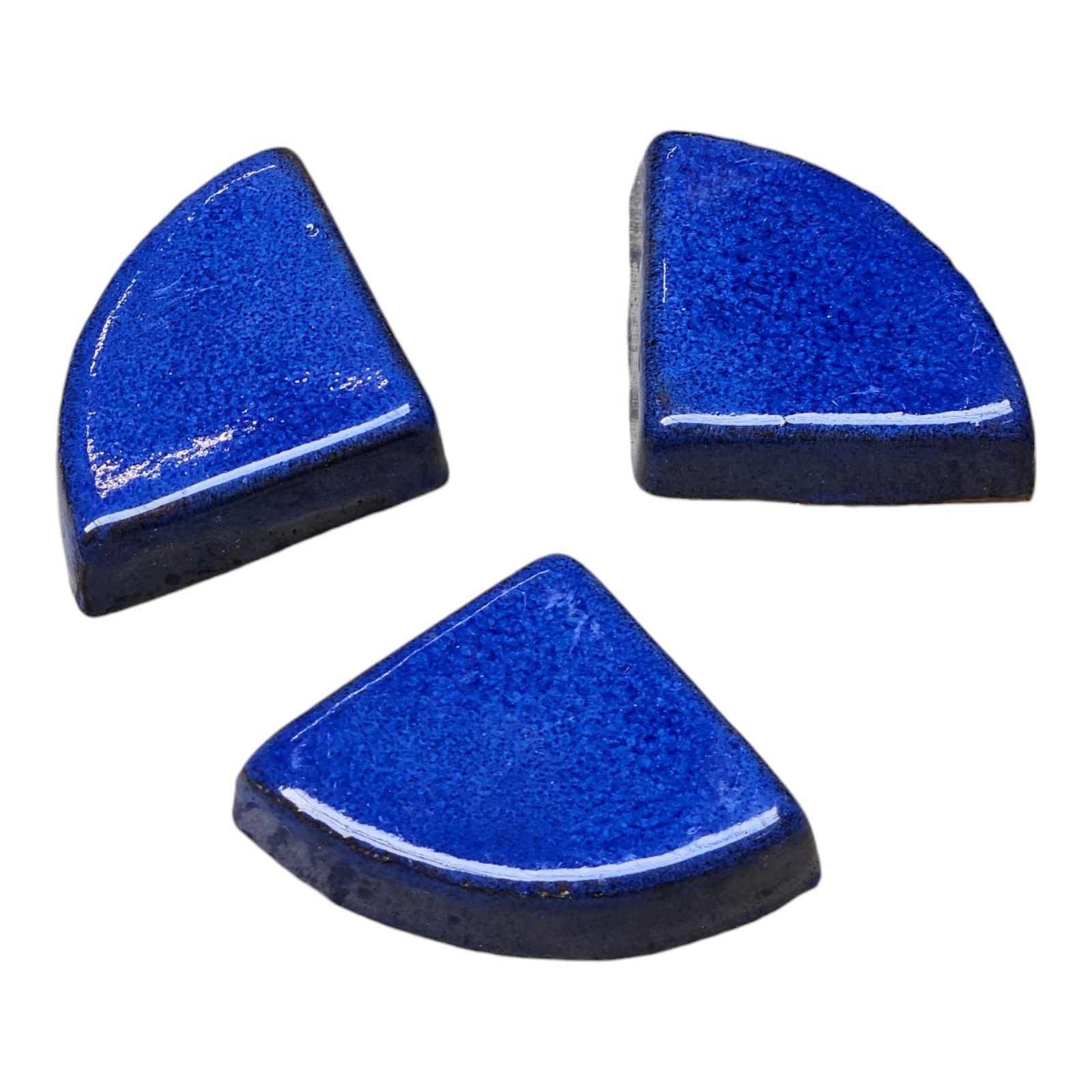Thumbnail - Teramico Blumentopfuntersetzer 3er Set Keramikfüße Royal Blau, Pflanzgefäße schützen vor Staunässe, 100% Frostfest