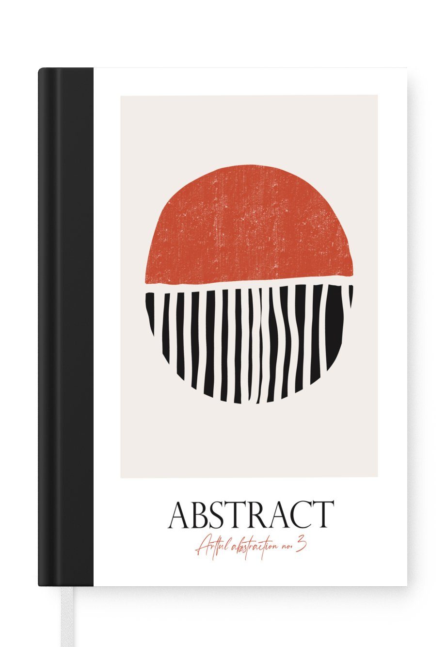 MuchoWow Notizbuch Kreis - Abstrakt - Design, Journal, Merkzettel, Tagebuch, Notizheft, A5, 98 Seiten, Haushaltsbuch