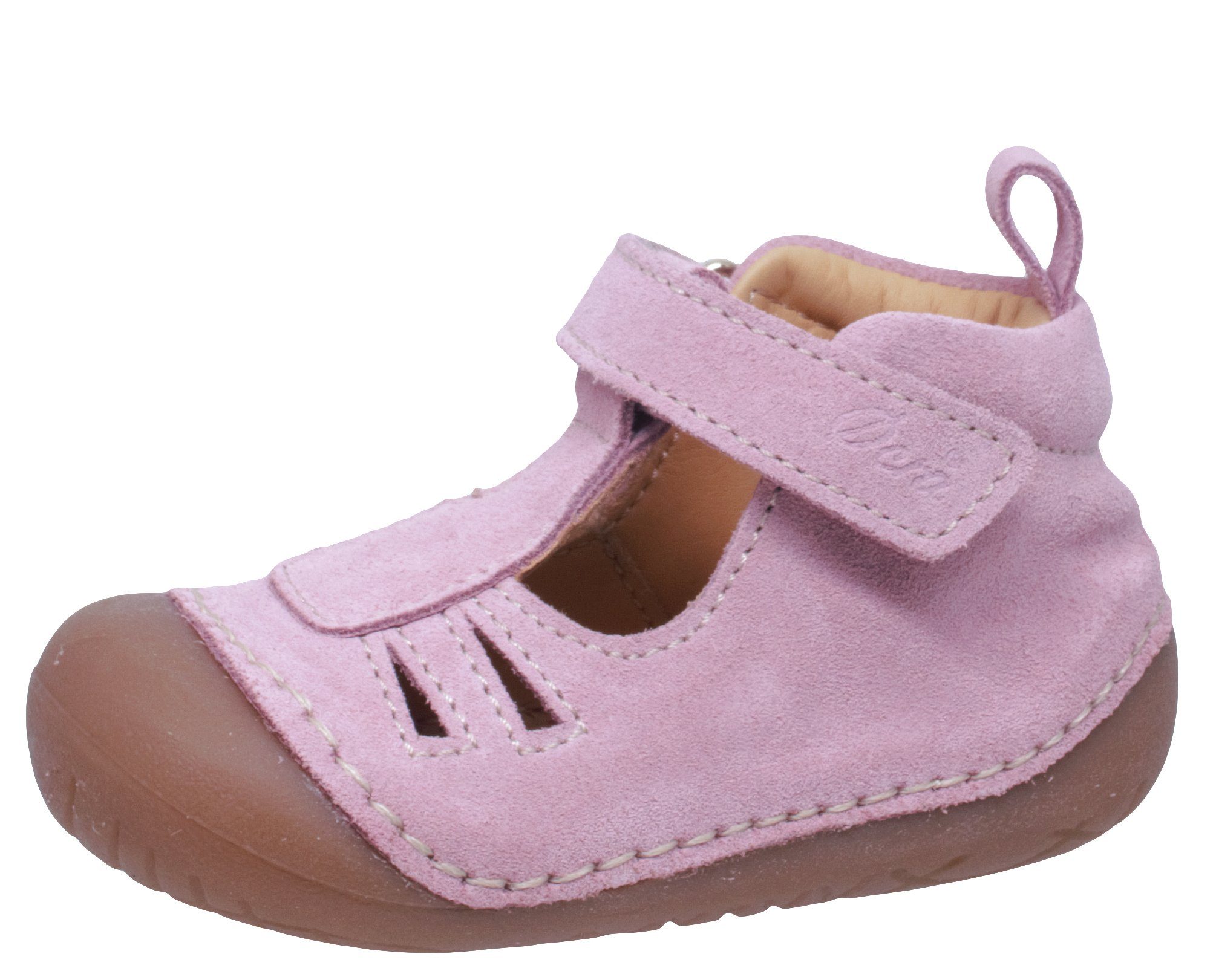 Ocra Ocra 334 Baby Mädchen Lauflernschuhe Leder Klett Rosa Krabbelschuh