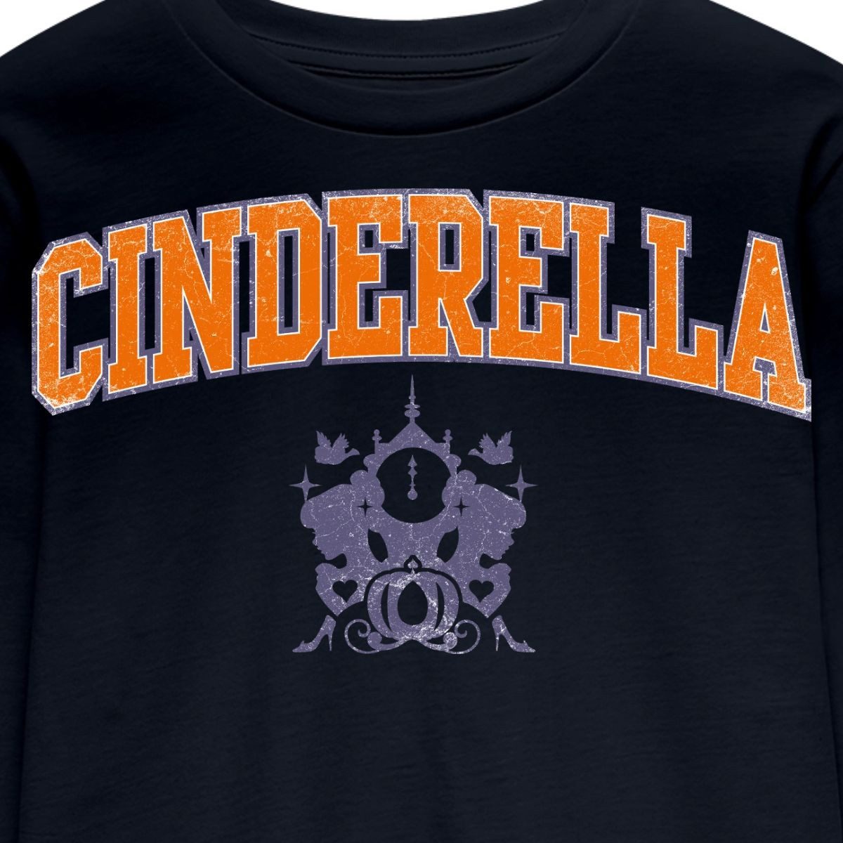 Spreadshirt T-Shirt Cinderella Schriftzug Mit Emblem Kinder Premium Langarmshirt (1-tlg)