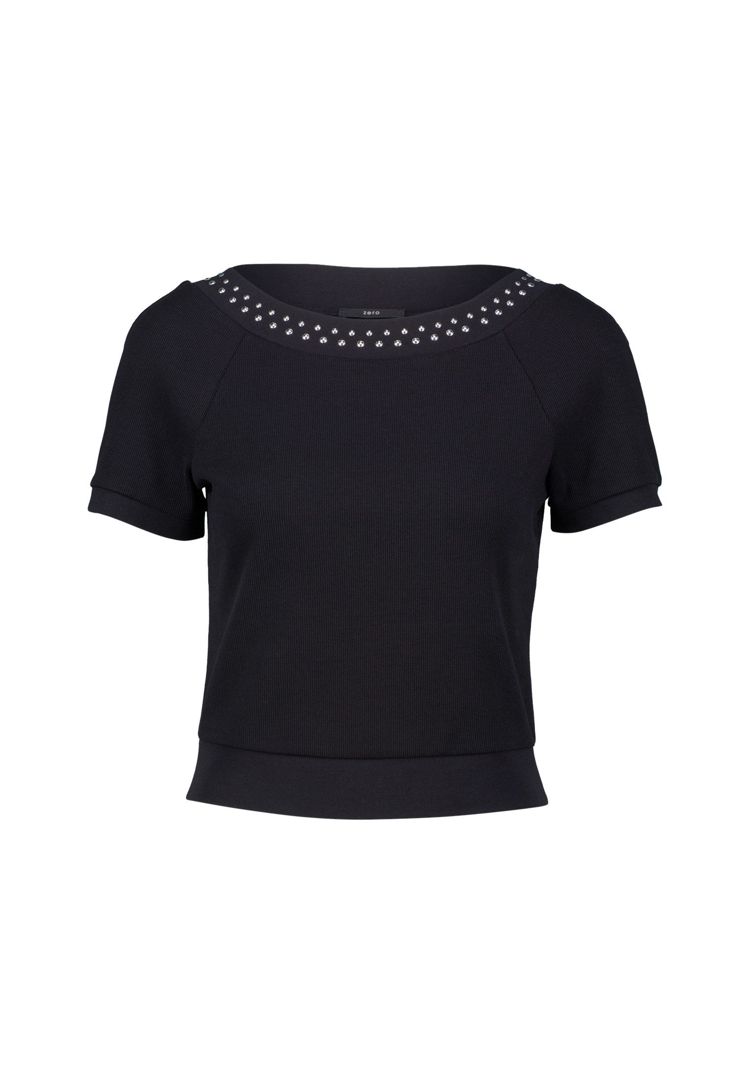 Zero Kurzarmshirt Damen Shirt mit Nieten (1-tlg) weiteres Detail günstig online kaufen