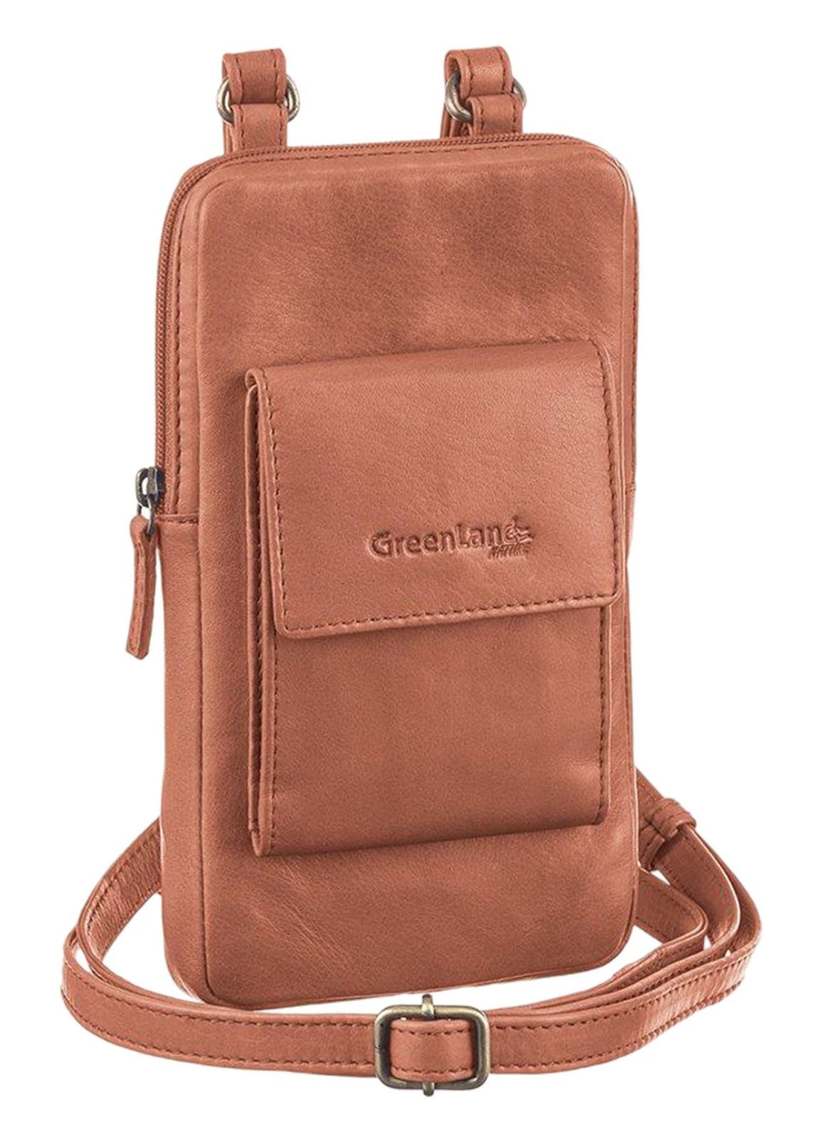 GreenLand Nature Handytasche Phone Case, aus echtem Leder