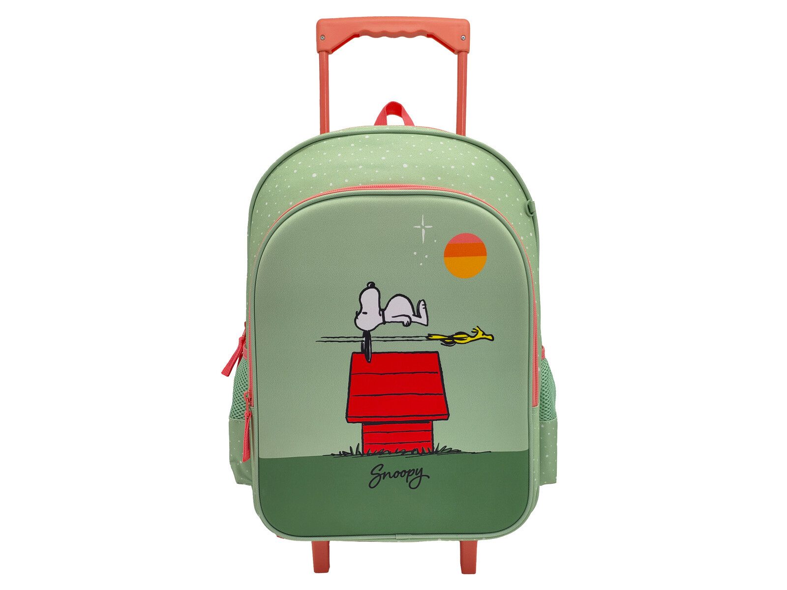 Snoopy Kinderrucksack Schulset 3 tlg Trolley Rucksack Etui Lunchbag Schule 43 cm (3-tlg)
