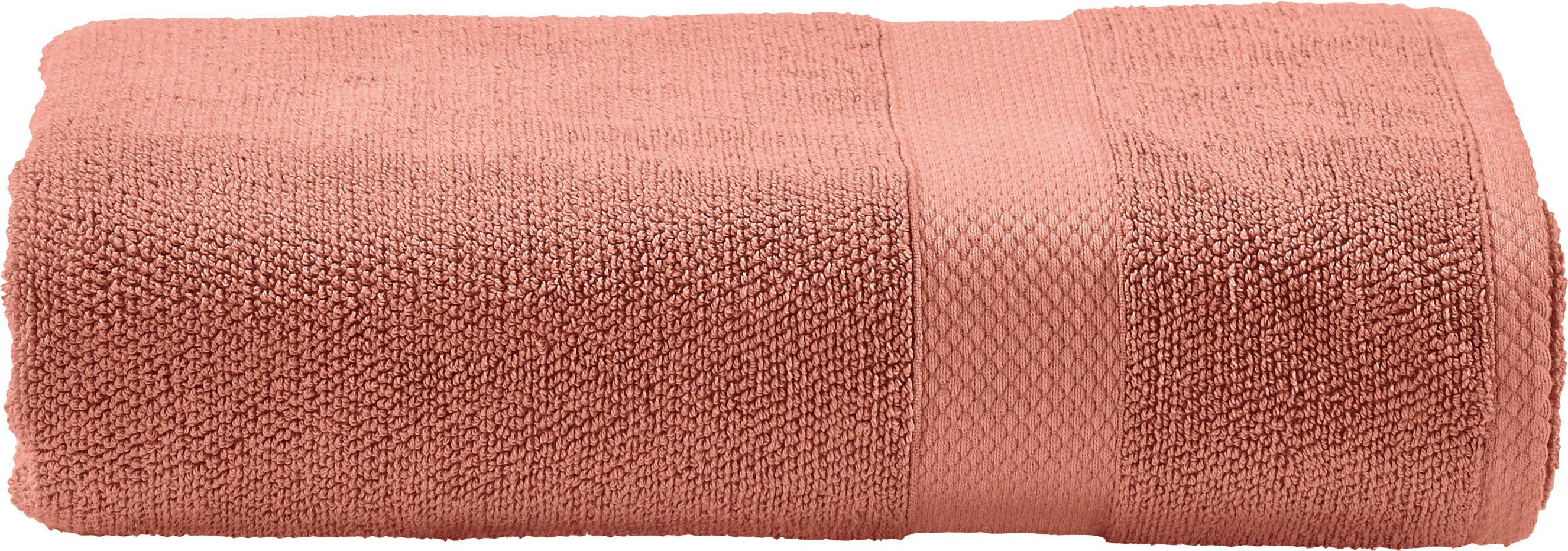 done.® Badetücher Deluxe, Zwirnfrottee (1-St), 1-tlg., Uni Farben, aus hochwertigem Zwirnfrottier