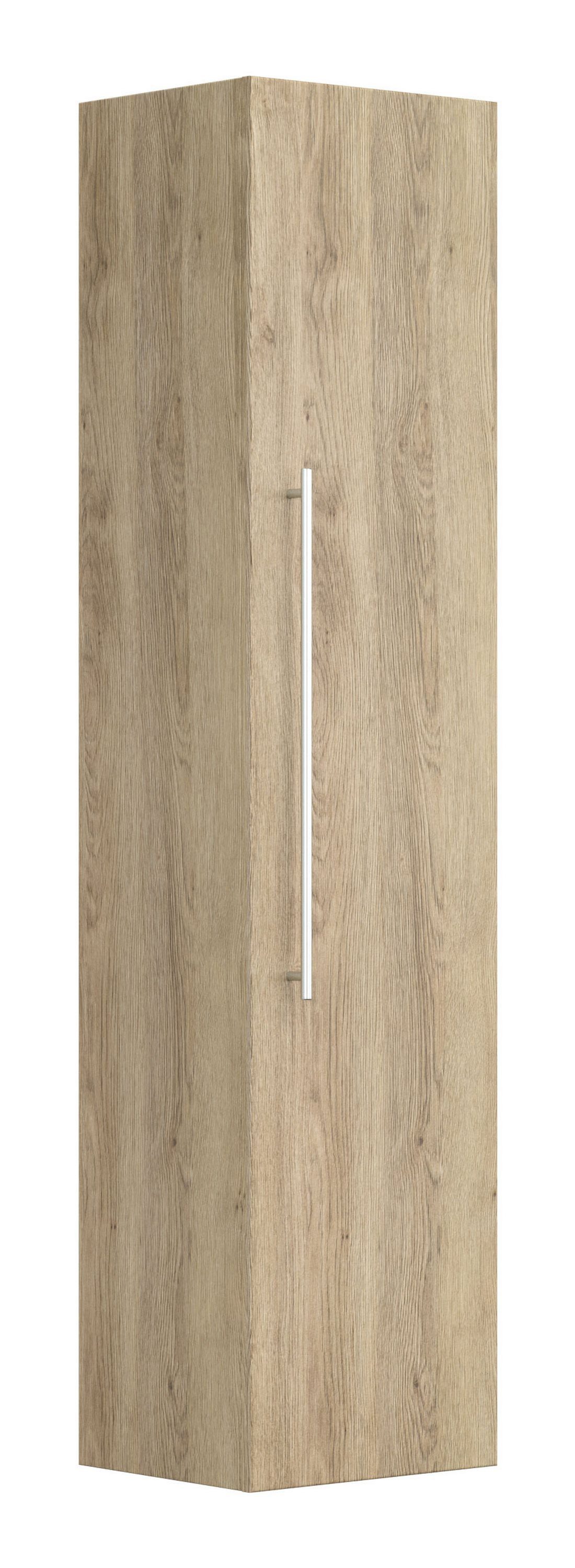 Posseik Hochschrank Badezimmer Hochschrank "Homeline" 150 cm Eiche Hell