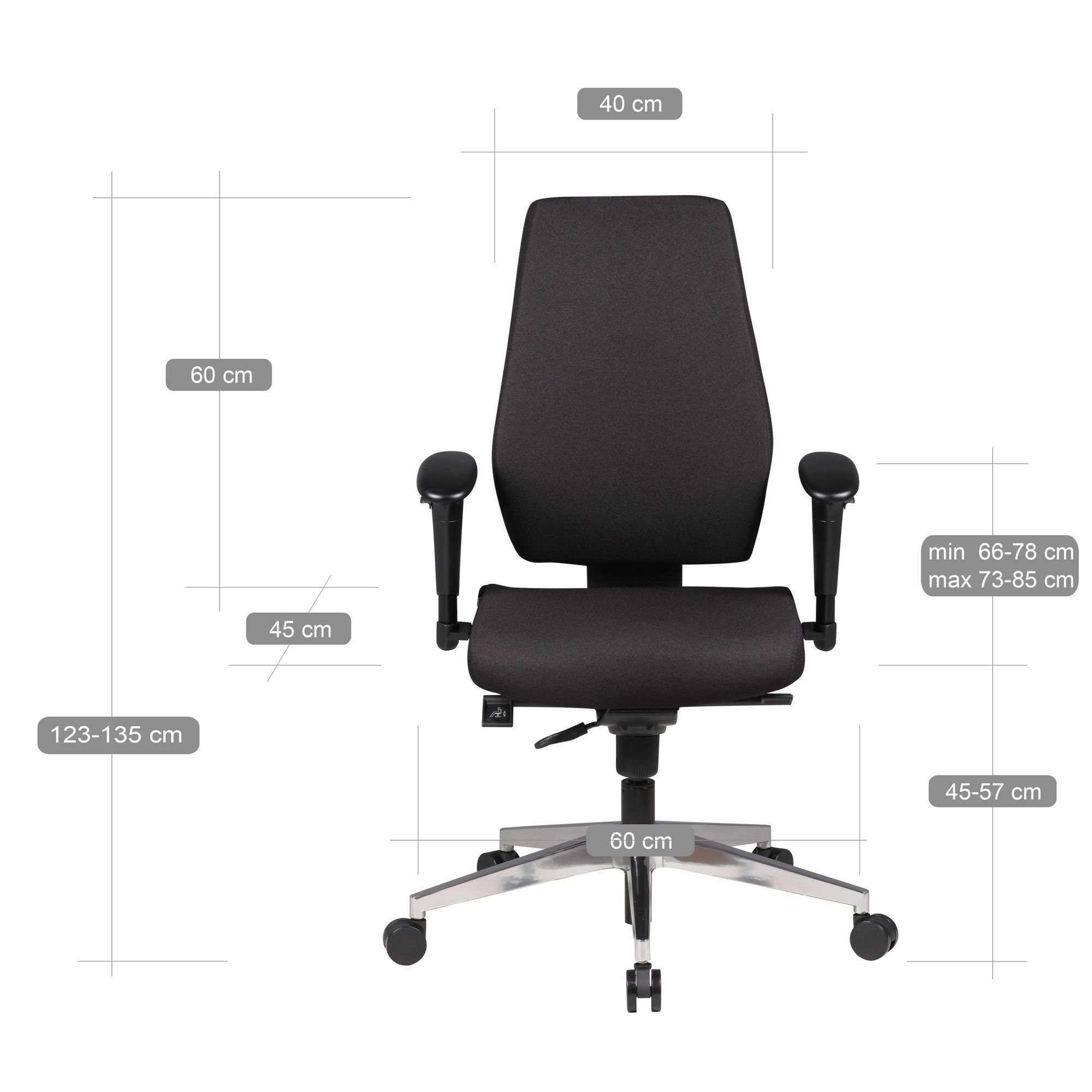 KADIMA DESIGN Komfortsitz mit Lendenwirbelstütze Bürostuhl ergonomischer Arbeitssessel,