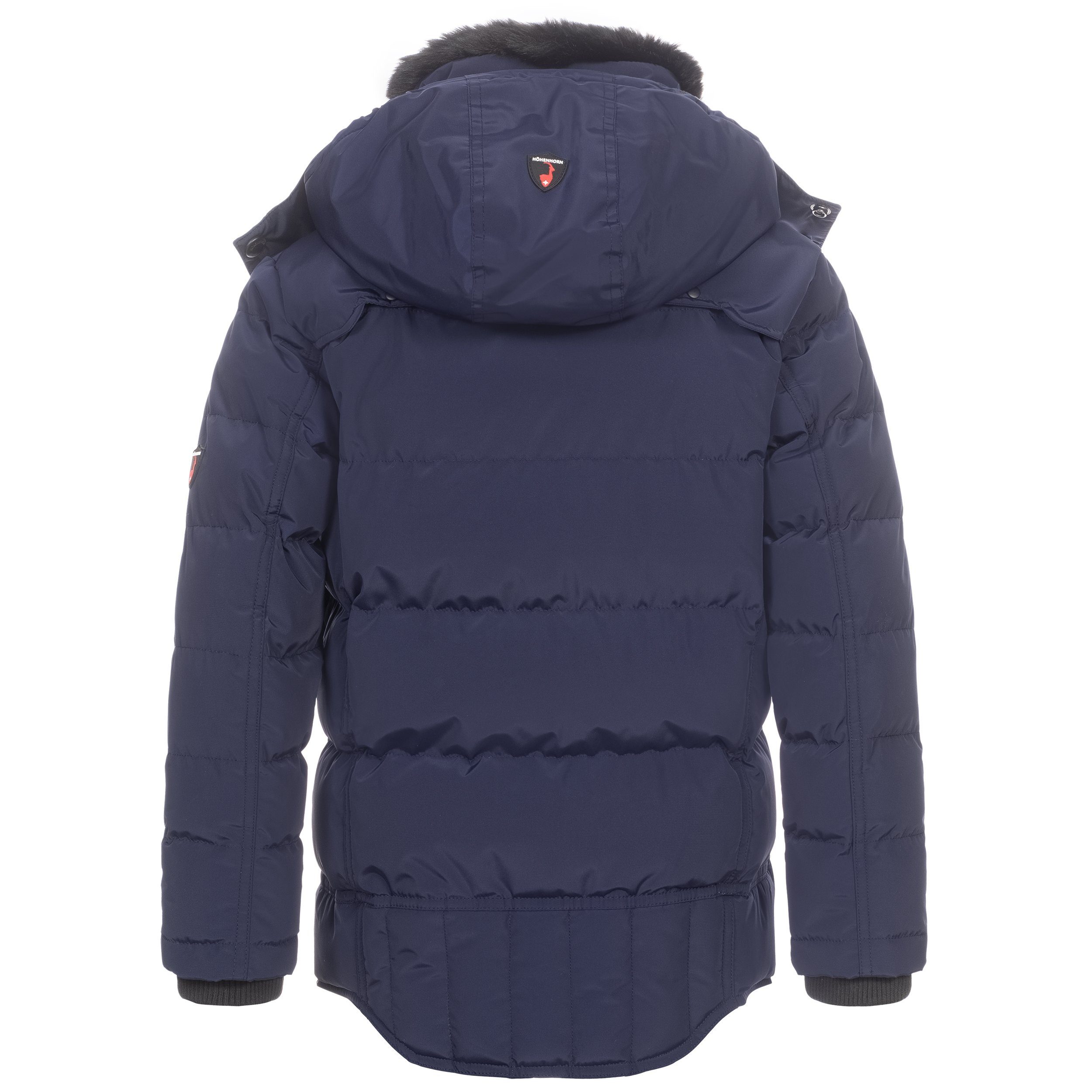 Höhenhorn Winterjacke Bergoo Kinder Winter Jacke Jungen Quilted Steppjacke Gefüttert abnehmbarer Kunstfellkragen, weiche Microfleece Innenseite