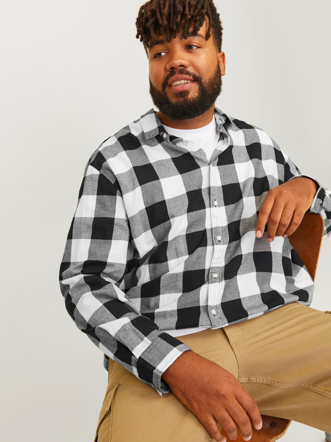 Jack & Jones PlusSize Karohemd JJEGINGHAM günstig online kaufen