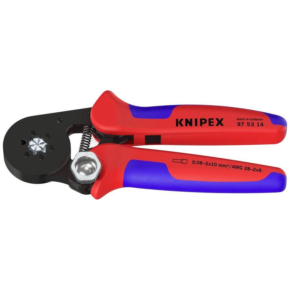 Knipex Crimpzange Selbsteinstellende Crimpzange fürAderendhülsen 97 53 14