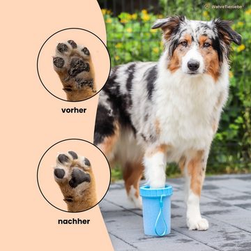 Wahre Tierliebe Hundehandtuch Hunde Pfotenreiniger - entfernt Schmutz - für Groß und Klein, schnell trocknend, schnelle Reinigung