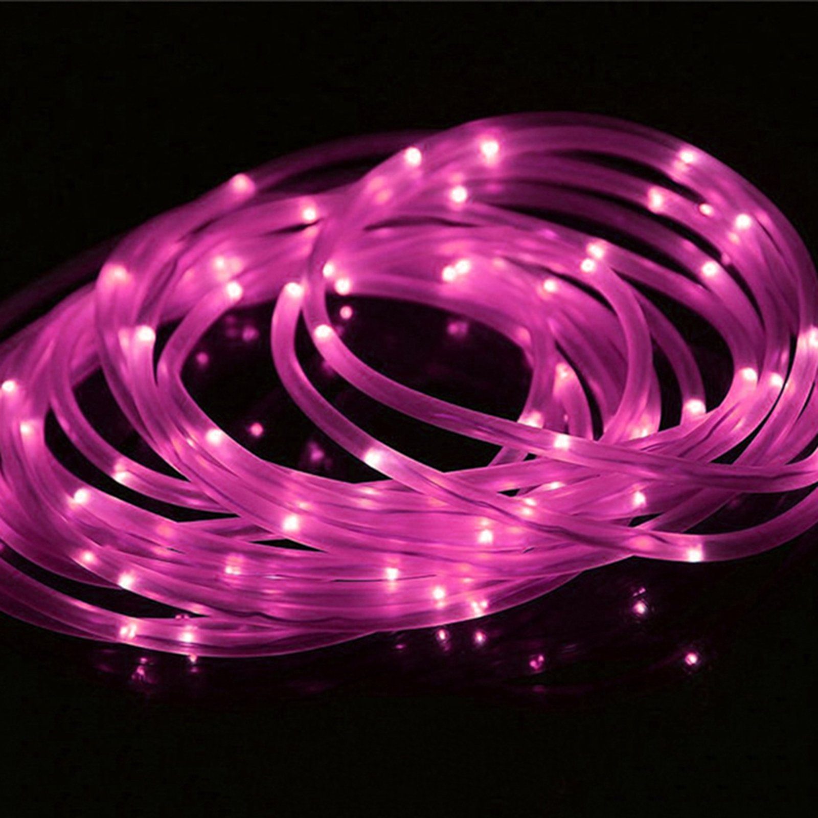 Modi, Rosa 8 wasserdicht, batterie, für Weihnachtsdeko LED-Lichterkette 50LEDs, Balkon Party, Rosnek 5M Camping