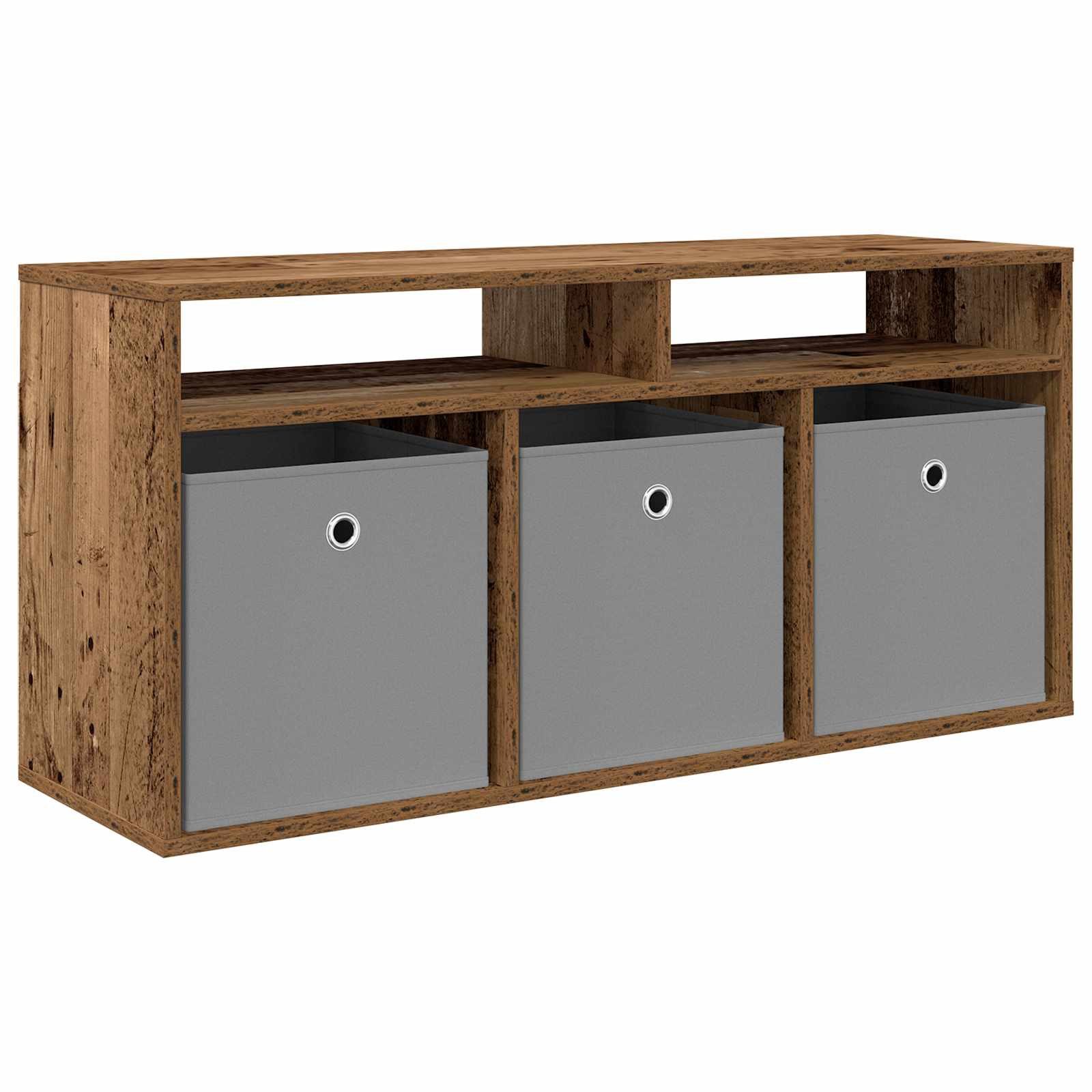 vidaXL TV-Schrank Lowboard mit Schubladen Altholz 102 x 32 x 48,5 cm (1-St)
