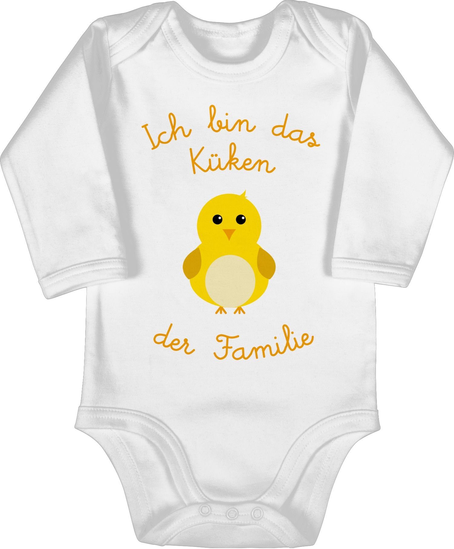 Shirtracer Shirtbody »Küken der Familie Statement Sprüche Baby Bio