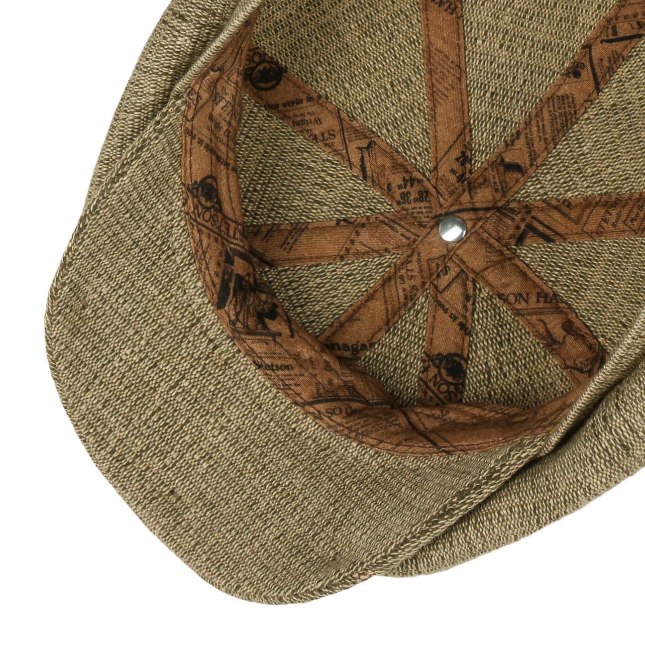 Stetson Flat Cap (1-St) Schirmmütze mit Schirm, Made in Germany