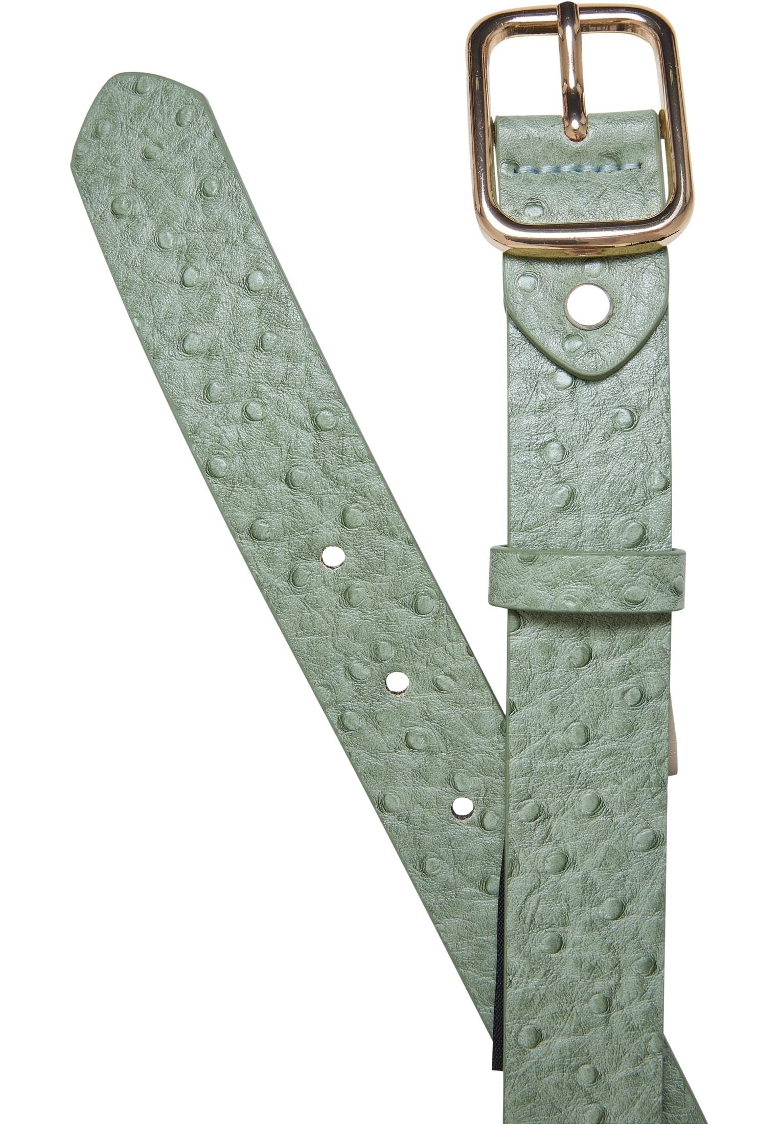 URBAN CLASSICS Hüftgürtel Accessoires Ostrich 2-Pack Synthetic Belt Leather