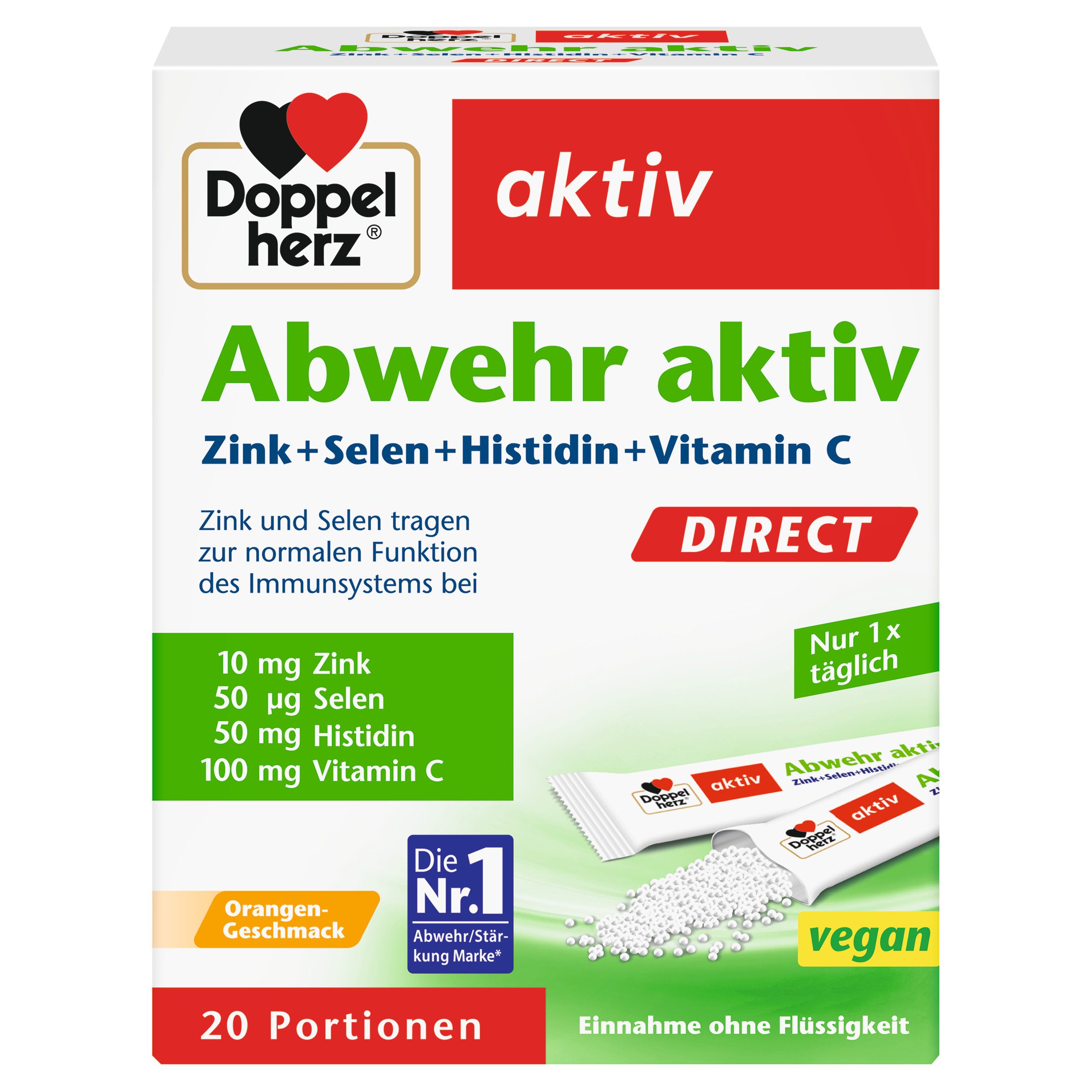Doppelherz Doppelherz Abwehr Aktiv Direct 20 Portionsbeutel Kapsel