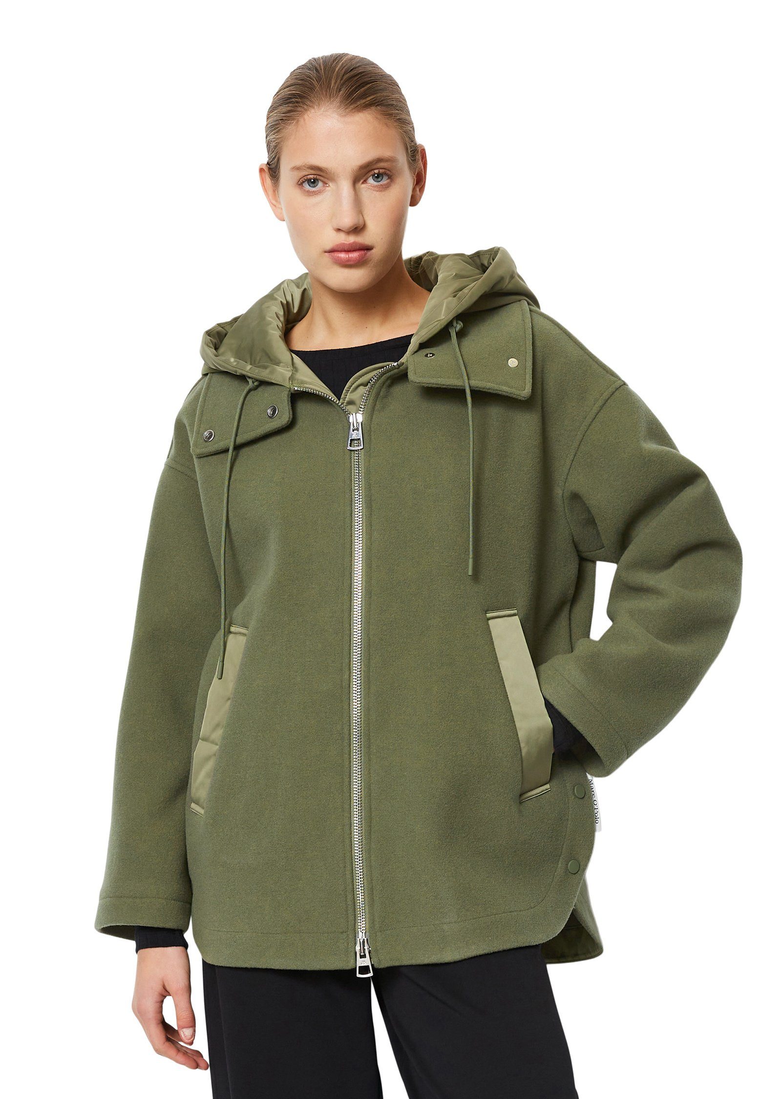 Marc O'Polo Outdoorjacke aus Wolle-Mix