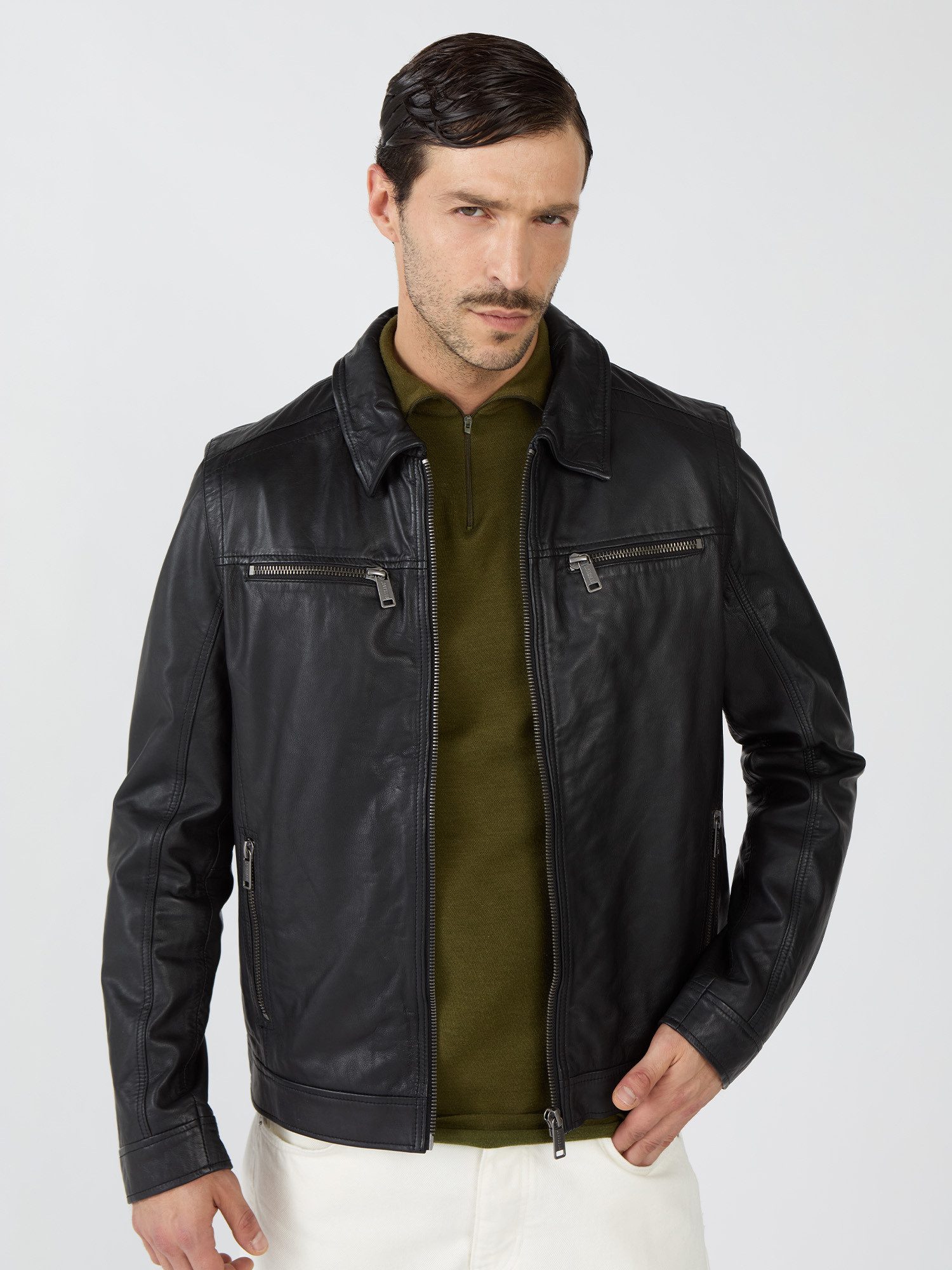 MUSTANG Lederjacke 31021630 günstig online kaufen