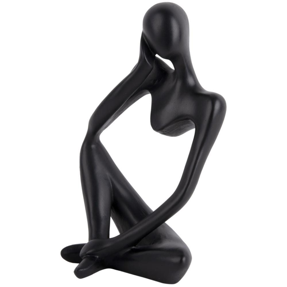 Present Time Dekoobjekt Statue Imagine Polyresin Black (10x23,5cm)