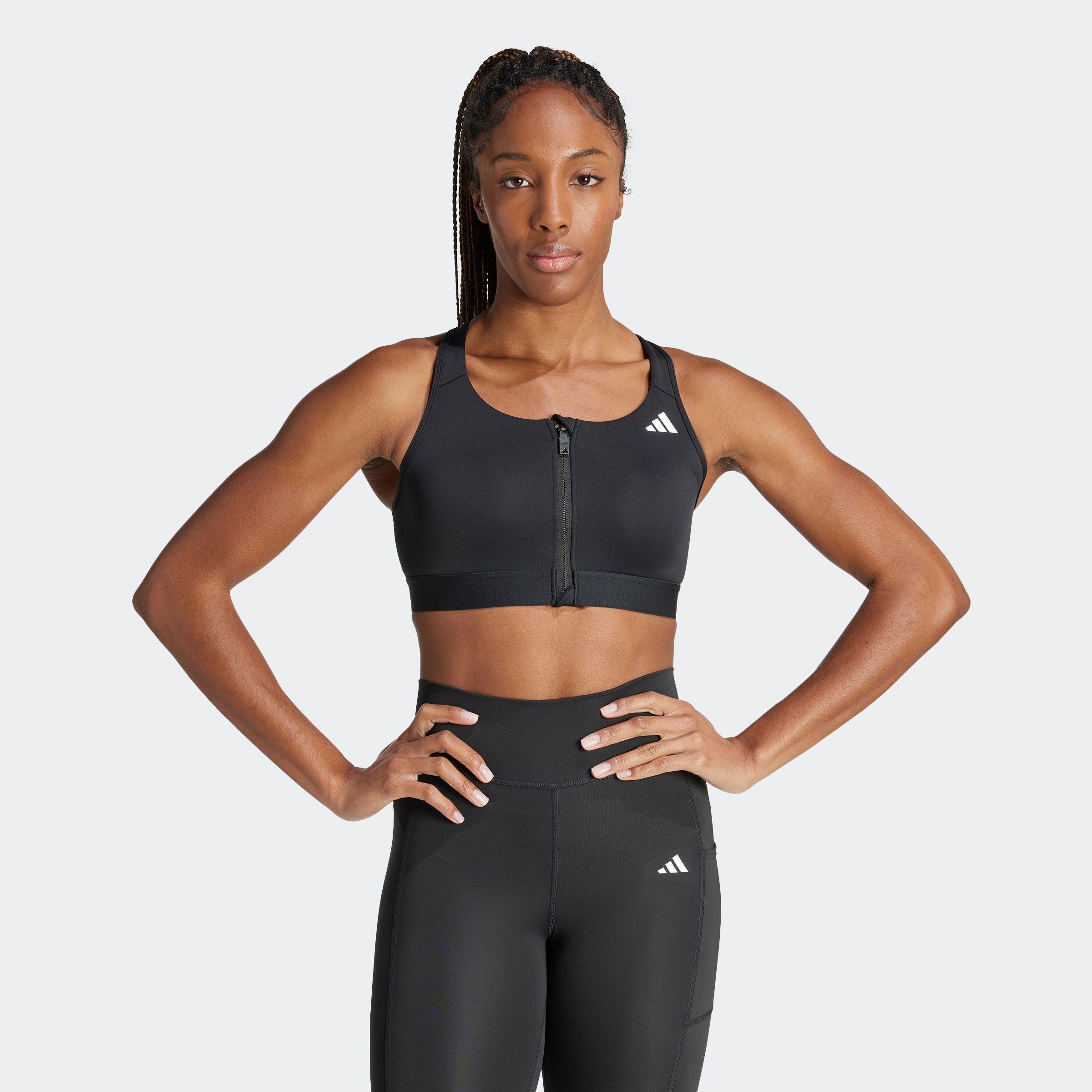 adidas Performance Sport-BH PWRCT MS ZIP günstig online kaufen