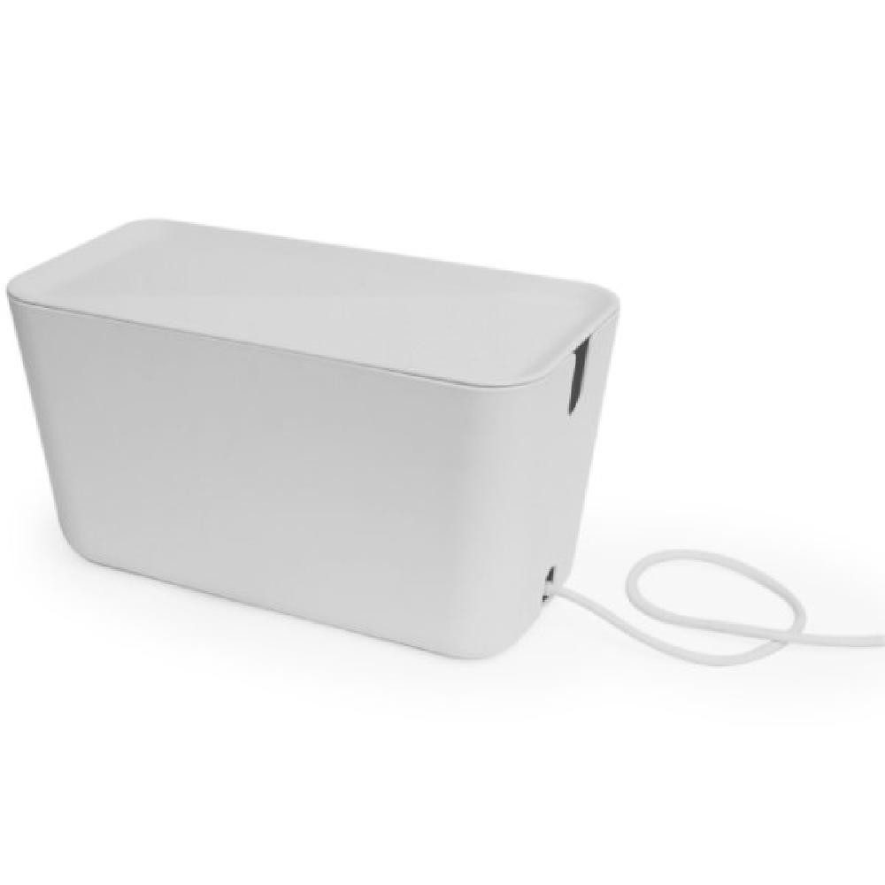 Bosign Aufbewahrungsbox Kabel-Box Cable Organiser Hideaway Weiß (XXL) günstig online kaufen